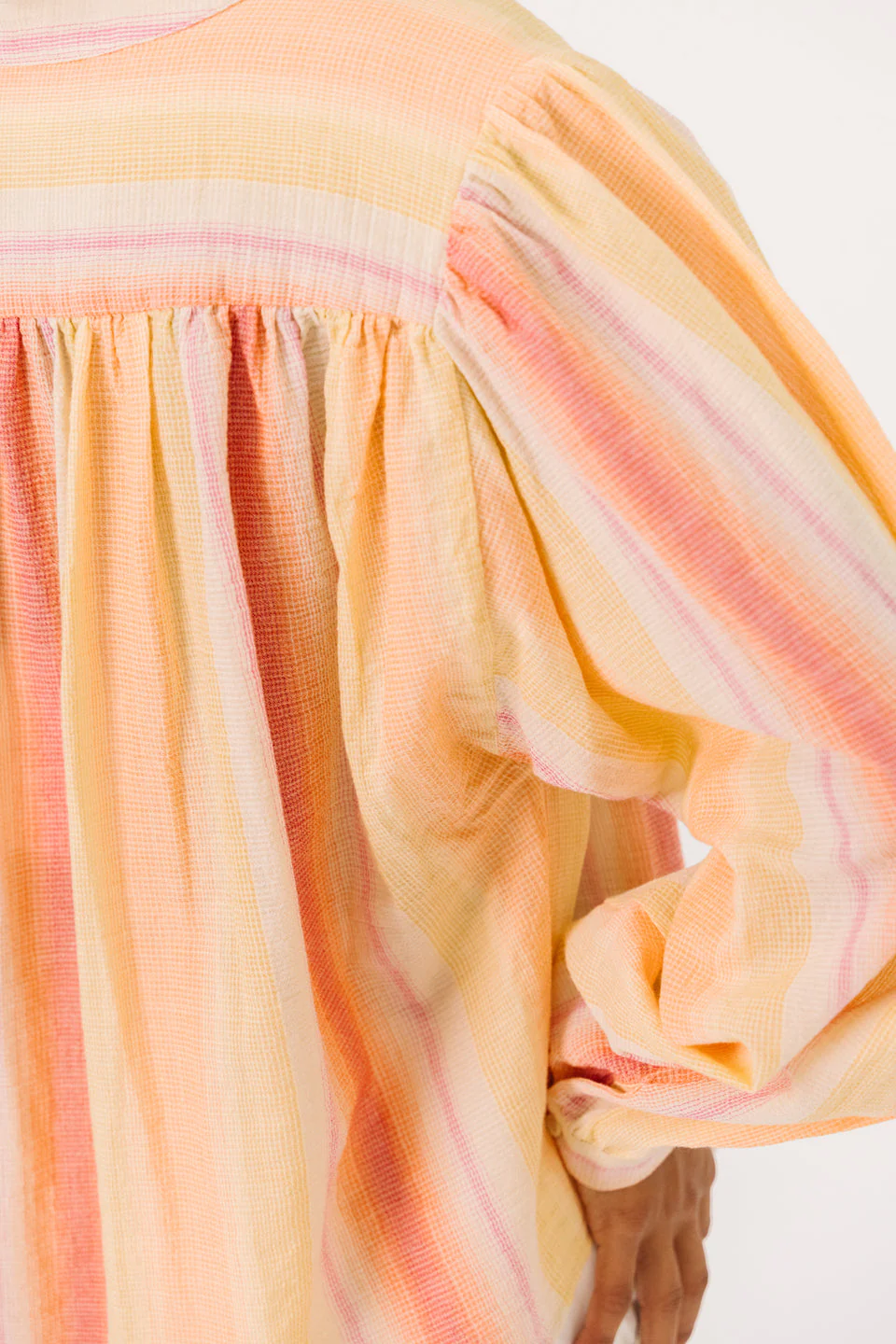 Sacrecoeur | Gladis Tupi Blouse - Gradient Stripe Multi - Image 4
