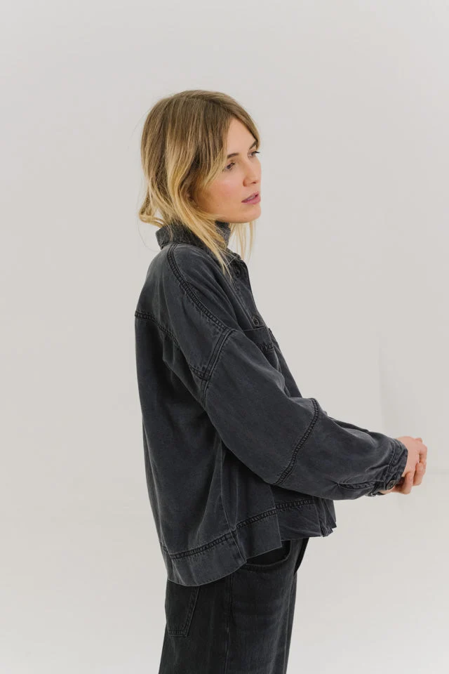 Shirt Juliet Grey Noir-Denim - Image 2