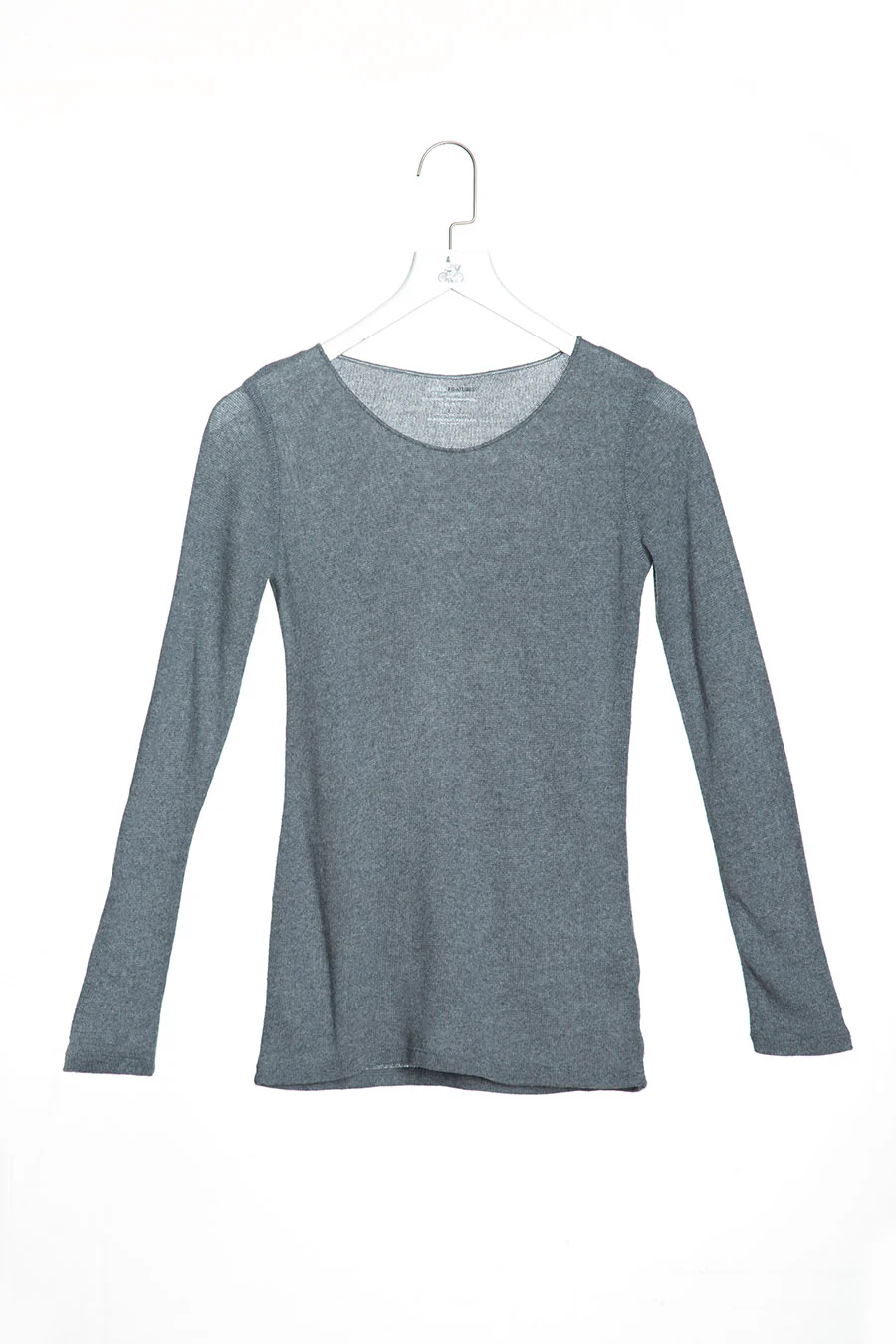 Majestic | Sail Neck Cashmere T-Shirt - Deep Red - Image 7