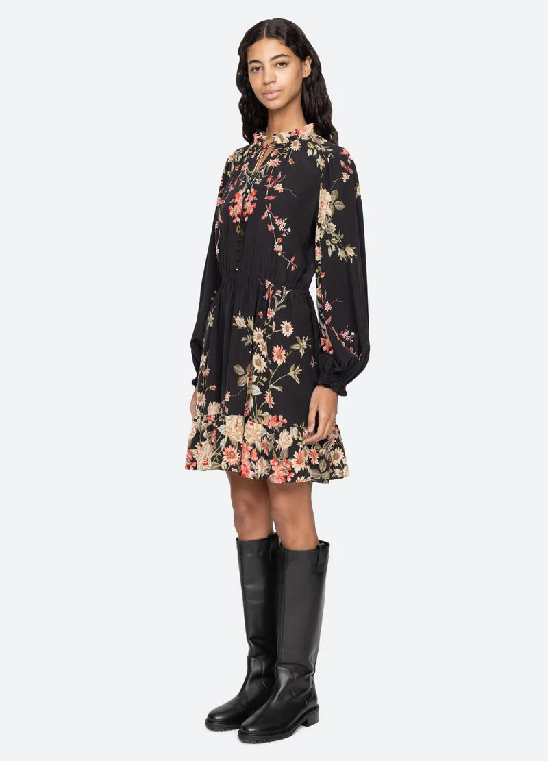 Sea NY | Jolie Floral Print Mini Dress with Puff Sleeves Multi - Image 5