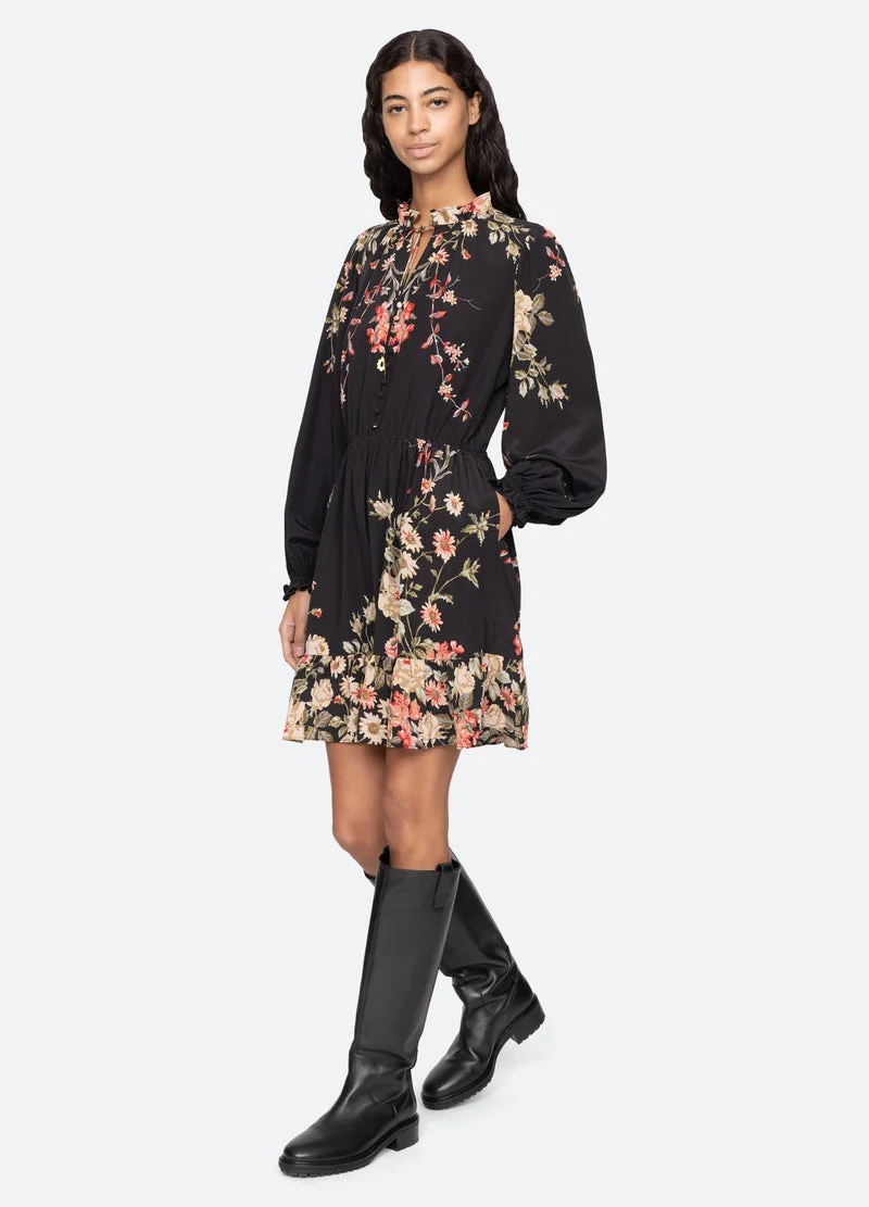 Sea NY | Jolie Floral Print Mini Dress with Puff Sleeves Multi - Image 6