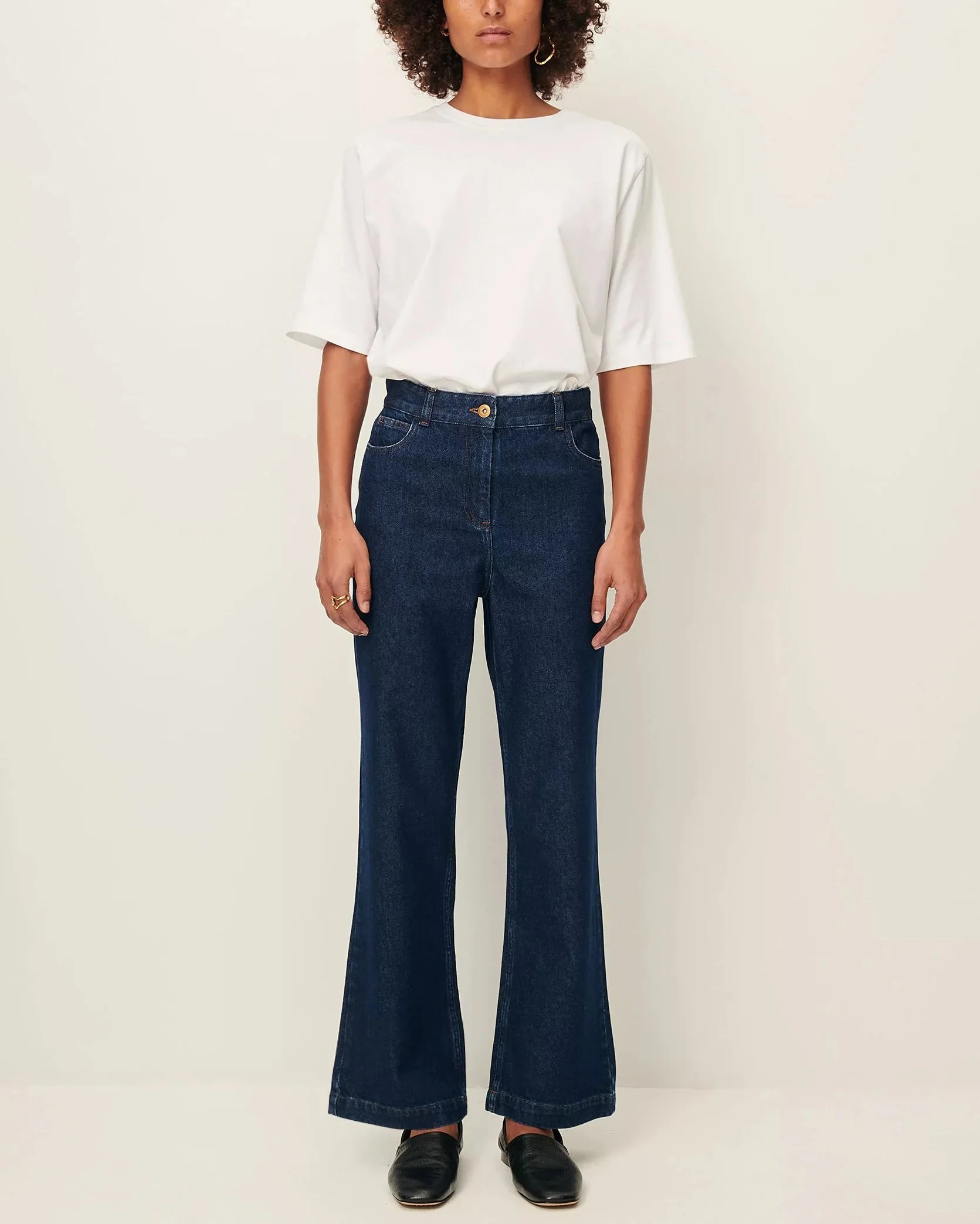 Sessun | Davis Mid-Rise Flare Jeans - Indigo Bluenim - Image 5