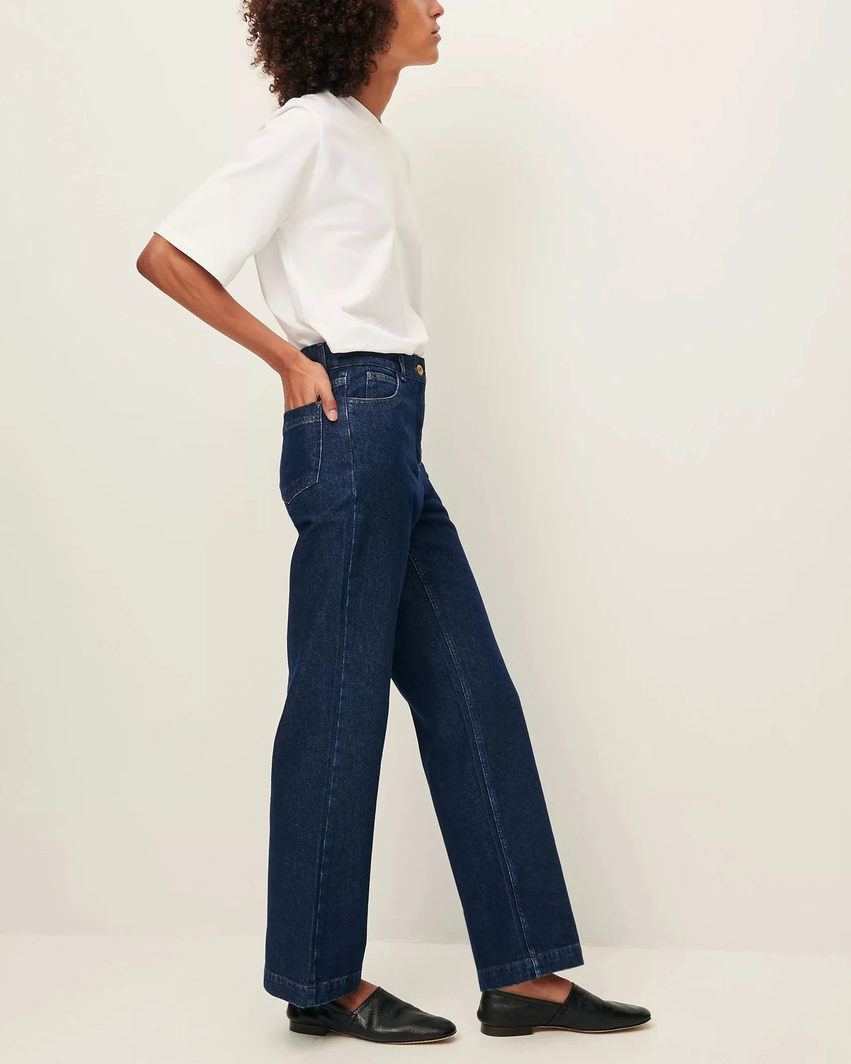 Sessun | Davis Mid-Rise Flare Jeans - Indigo Bluenim - Image 6