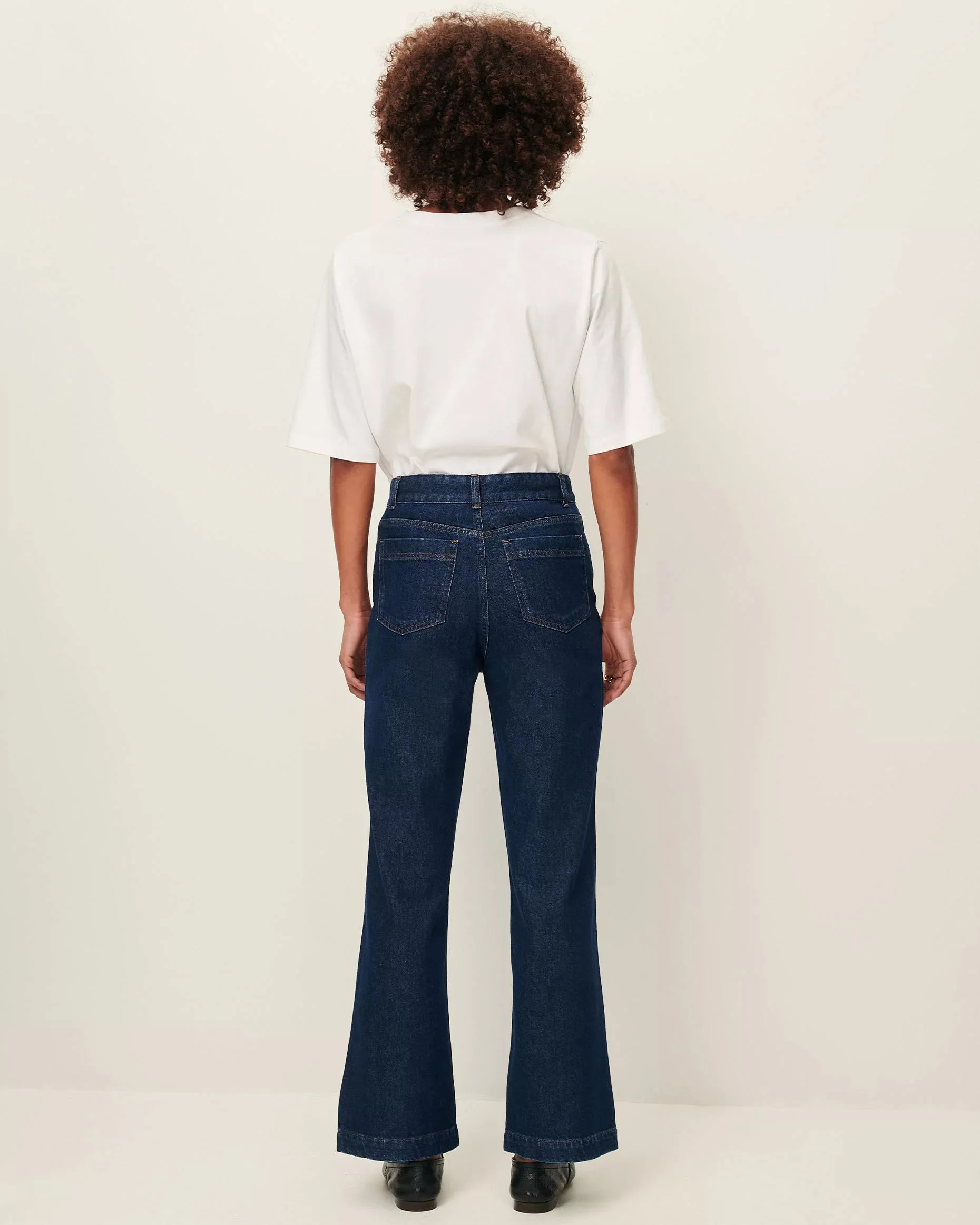Sessun | Davis Mid-Rise Flare Jeans - Indigo Bluenim - Image 7