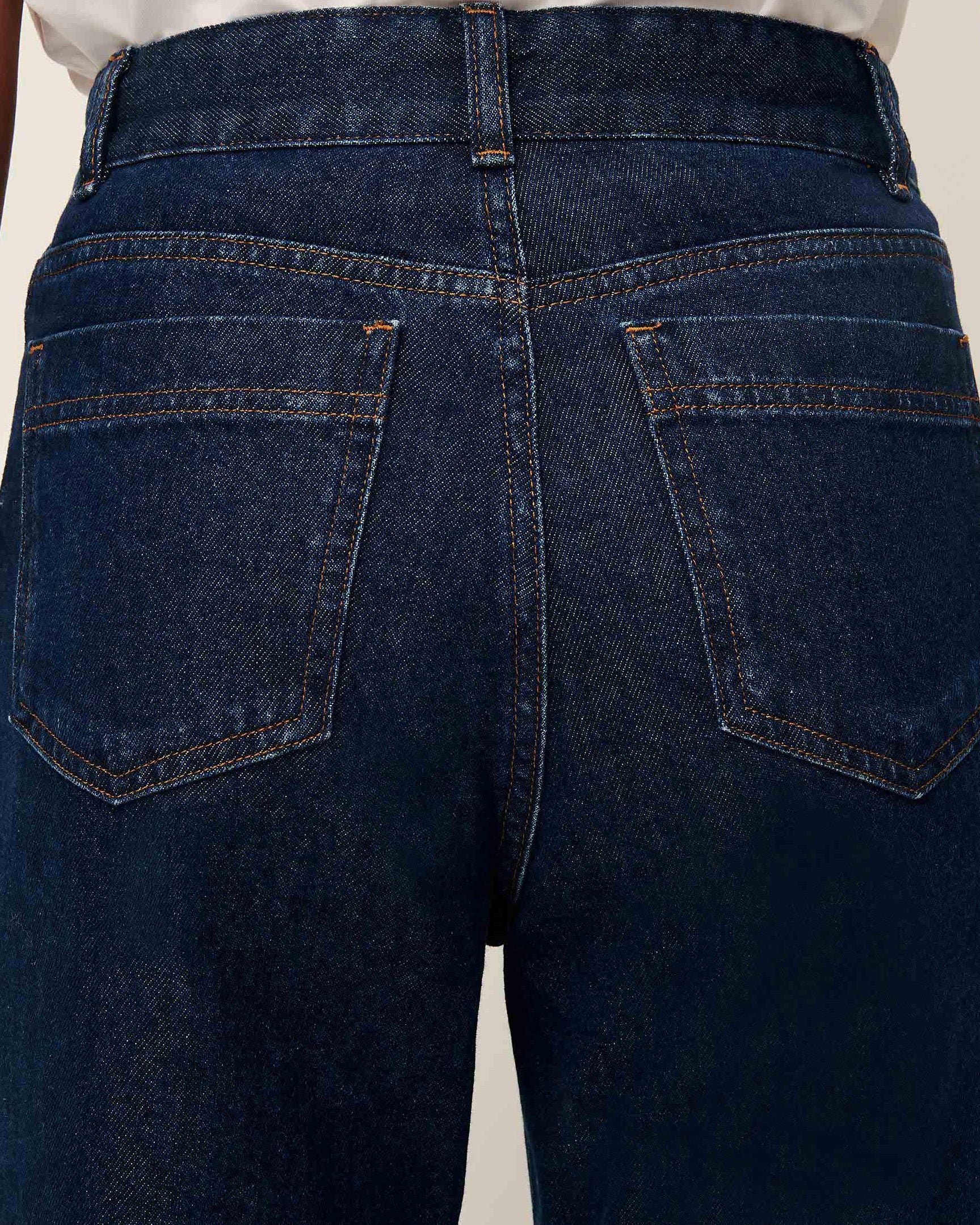 Sessun | Davis Mid-Rise Flare Jeans - Indigo Bluenim - Image 8