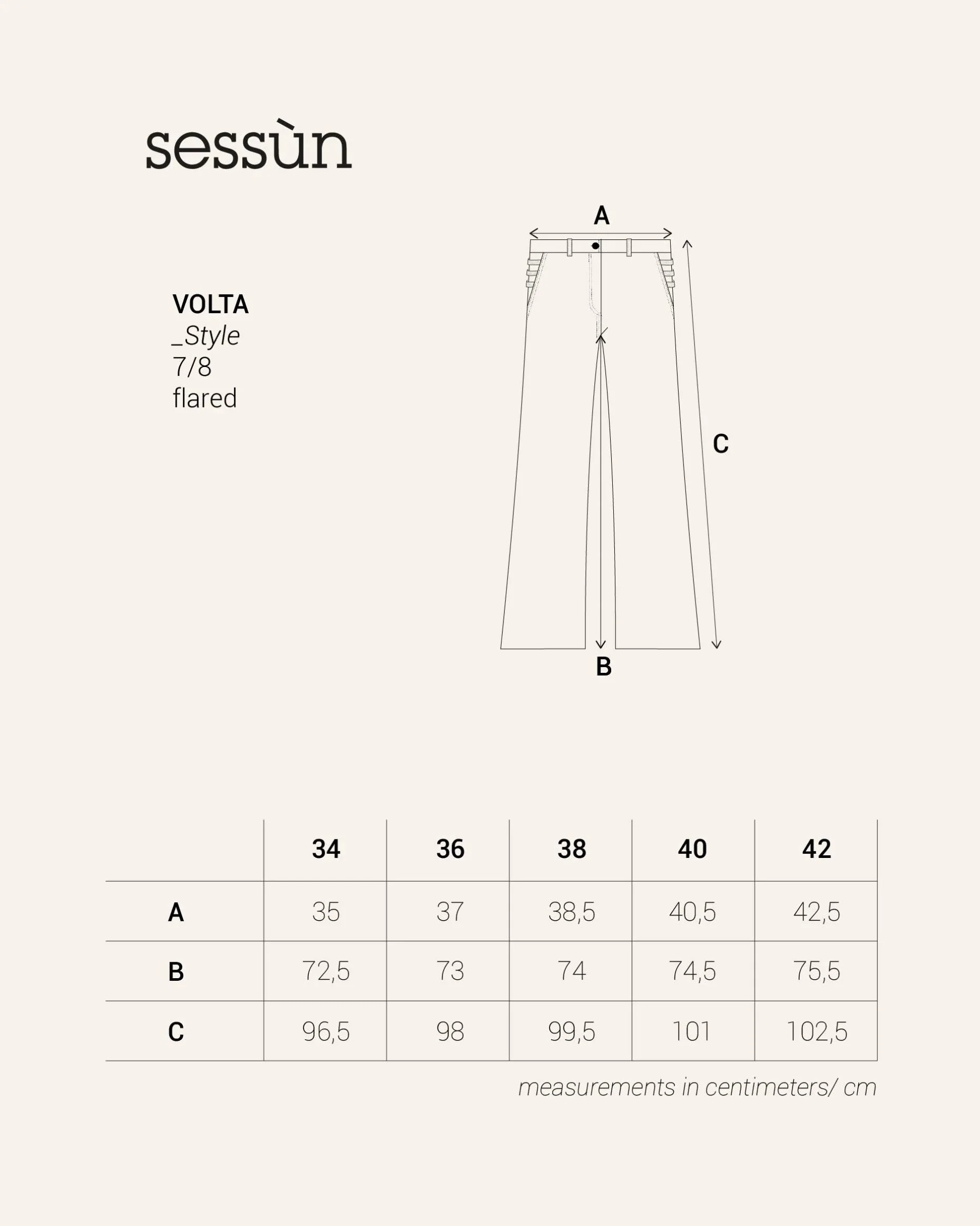 Sessun | Volta Cropped Flare Trousers Optical-White - Image 6