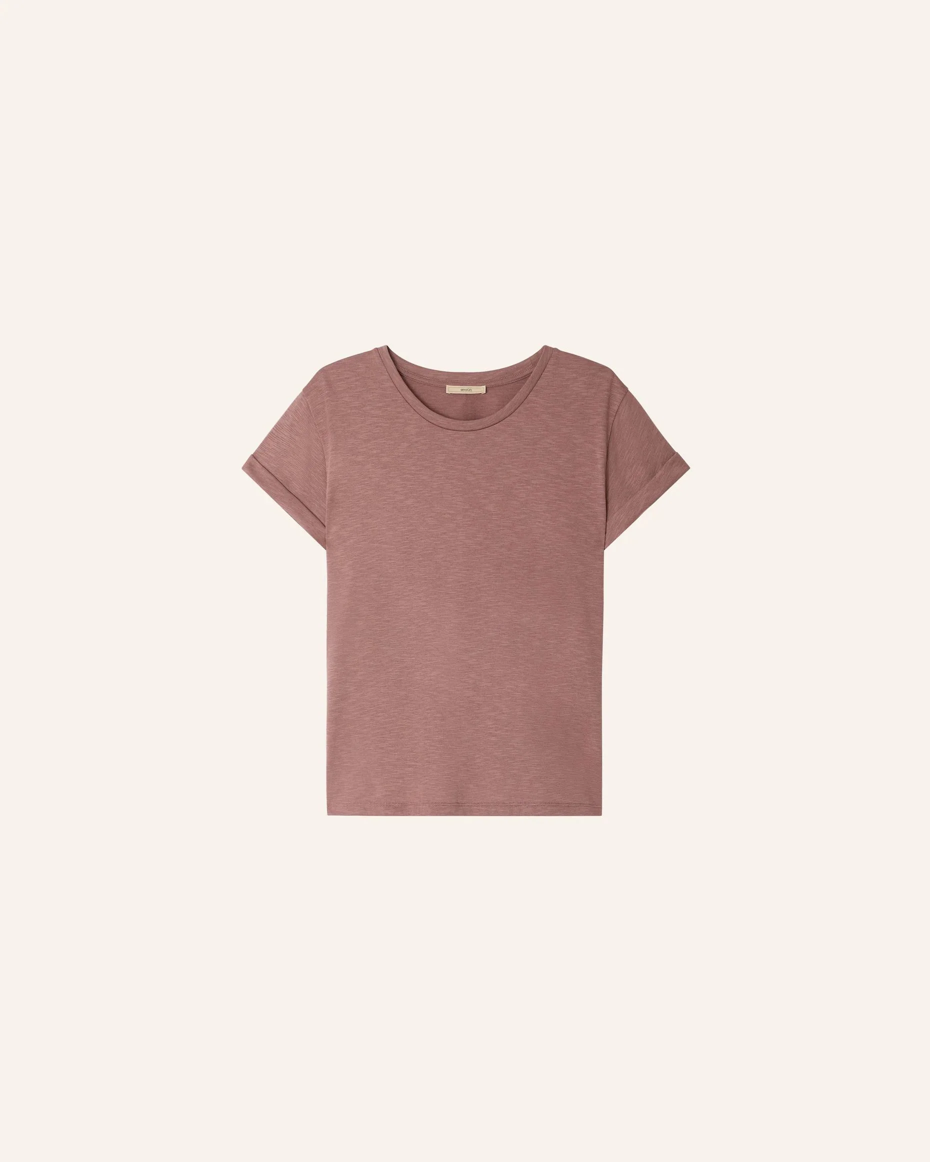 Sessun | Albano Slub-Jersey T-Shirt Marble-Rose - Image 6