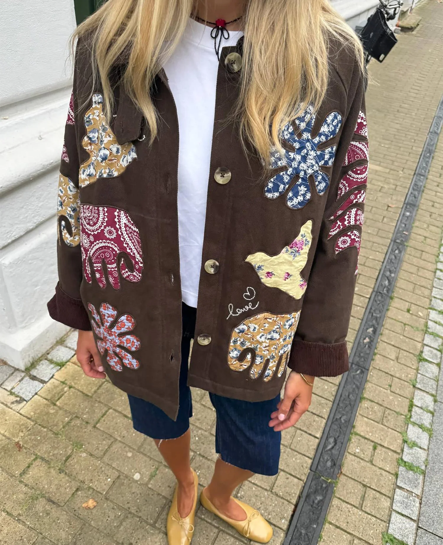Sissel Edelbo | Lillibeth Jacket in Organic Cotton Twill Brown - Image 2