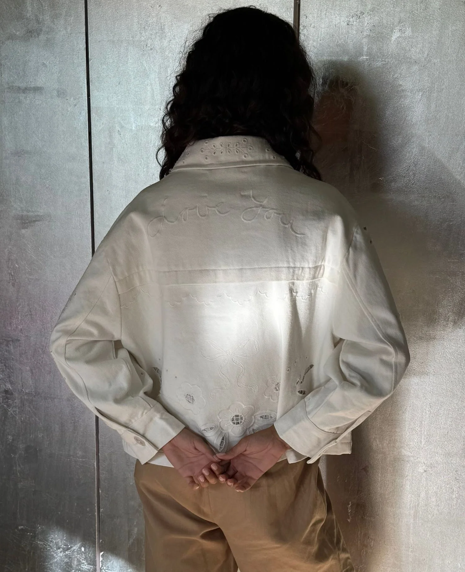 Jacket Vintage Jacket White-Napkin - Image 6