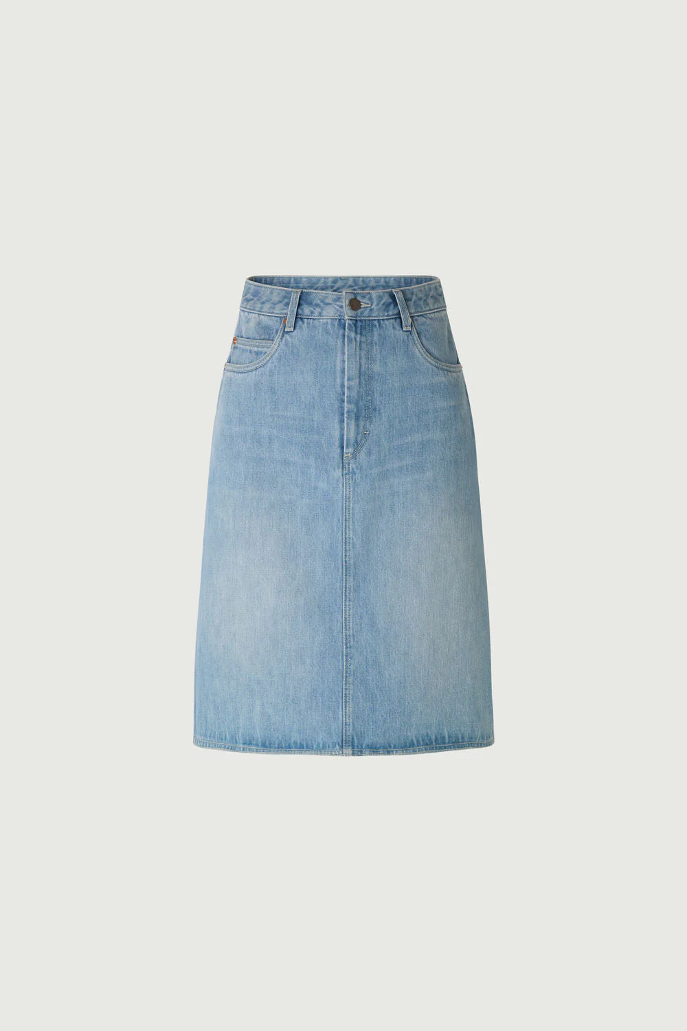 Soeur | Denim Skirt Elyne - Straight Knee-Length in Bleu-Clair - Image 5