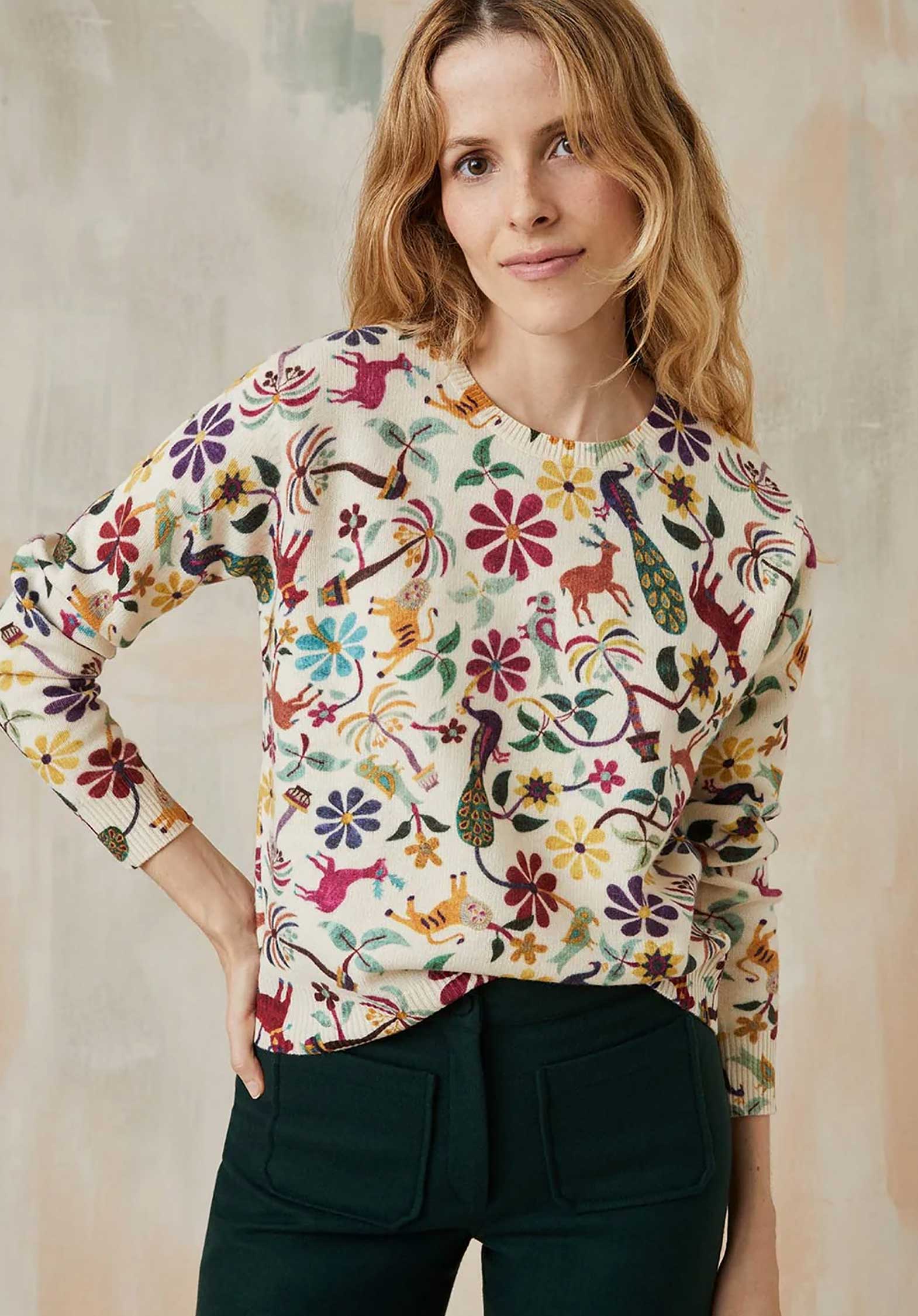 Soi Paris | Jaipur Wool Pullover - Multi Colour Imprimes - Image 7