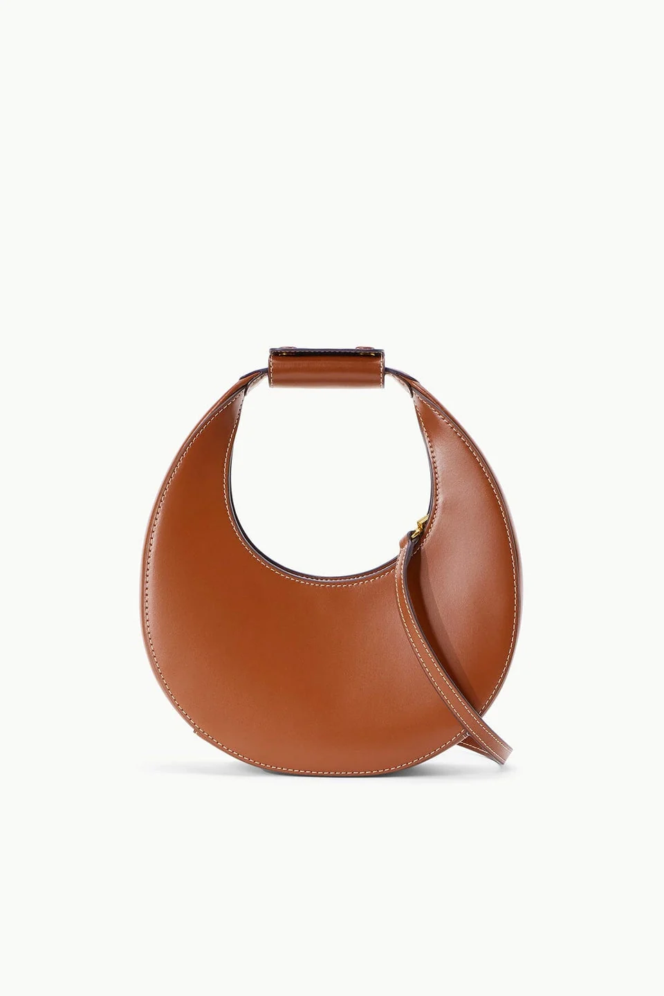 Staud | Mini Moon Bag - Crescent Leather Crossbody Tan