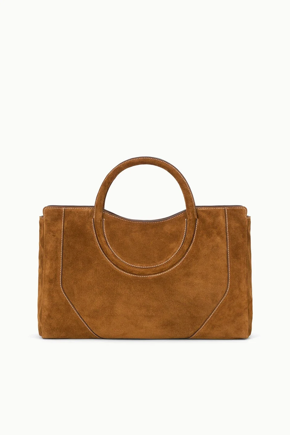 Staud | Maude Satchel - Soft Leather Tote in Tan - Image 2