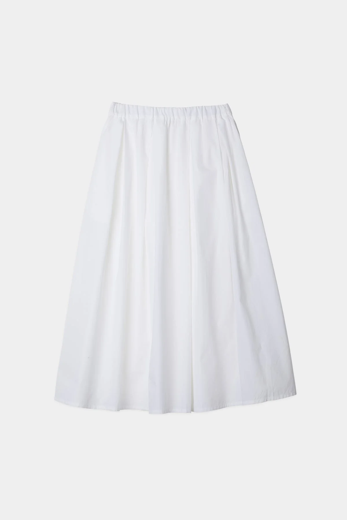 Stylein | Jorina Pleated Midi Skirt - Crisp Cotton Blend White - Image 2