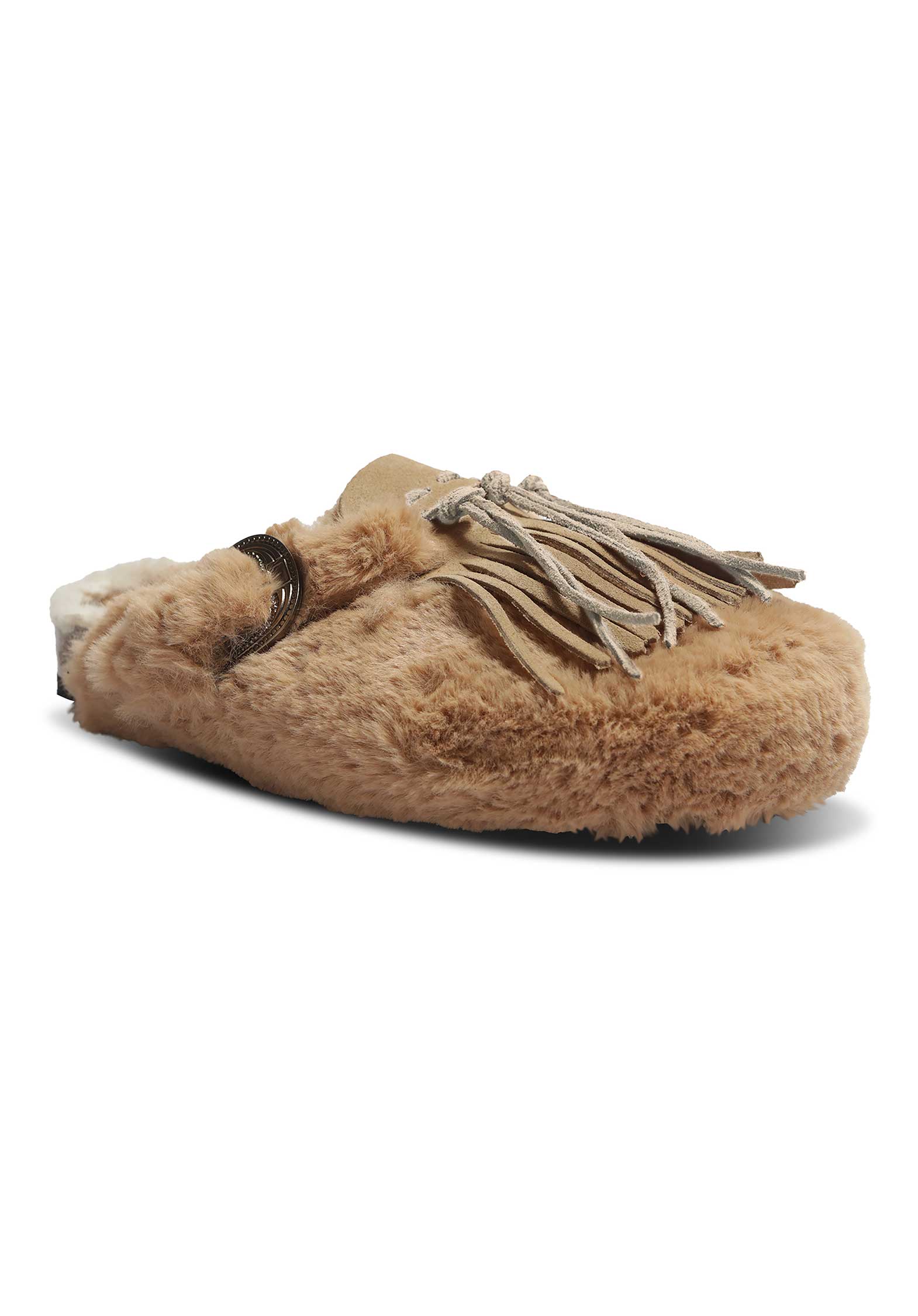 Taji | Sabot Sandal in - Sculpted Heel Beige-Panna - Image 2