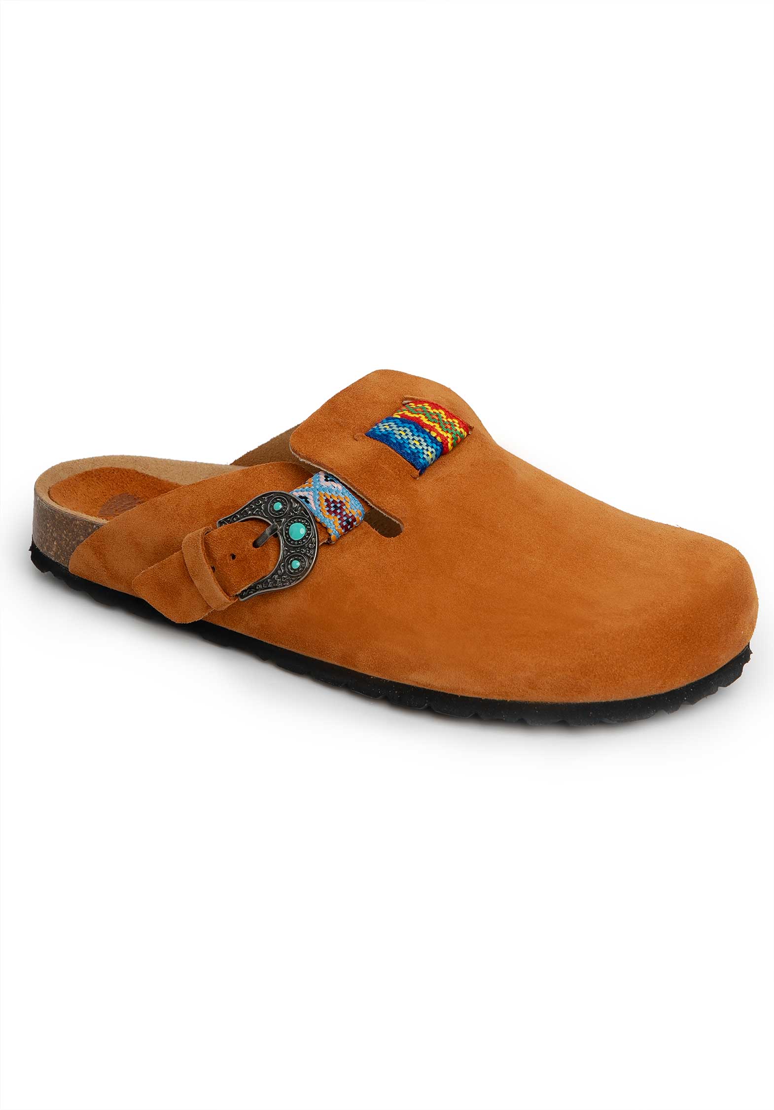 Taji | Sandal Sabot Ring in Calf Leather Brandy - Image 2