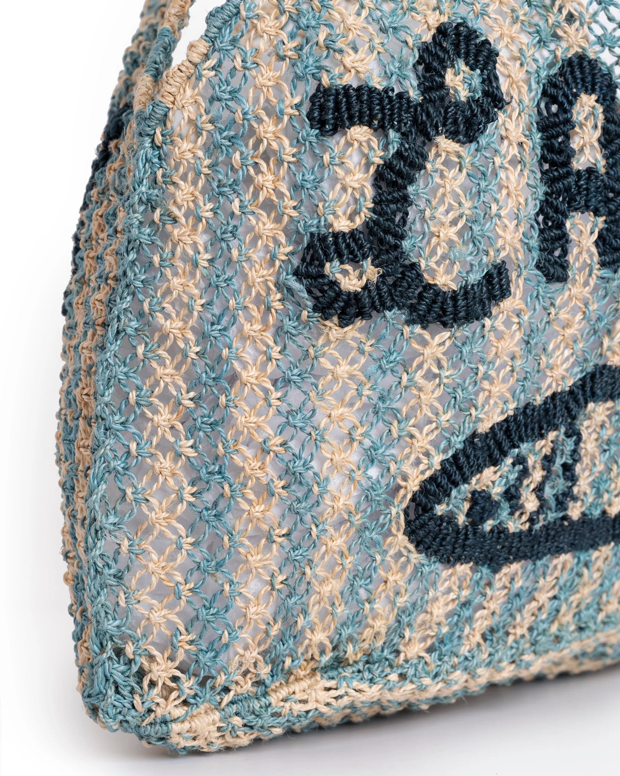 The Jacksons | Beach Bag Dora La Mer Sardine - Tote Sky-Natural - Image 4