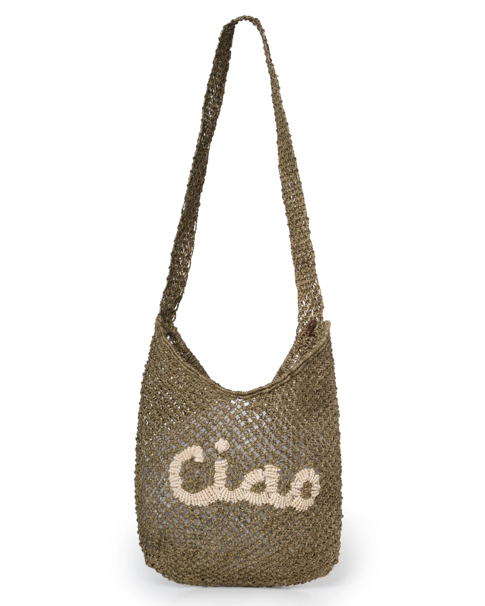 The Jacksons Drusilla Olive & Natural Jute Beach Tote | Women’s Coastal Bag Olive-Natural