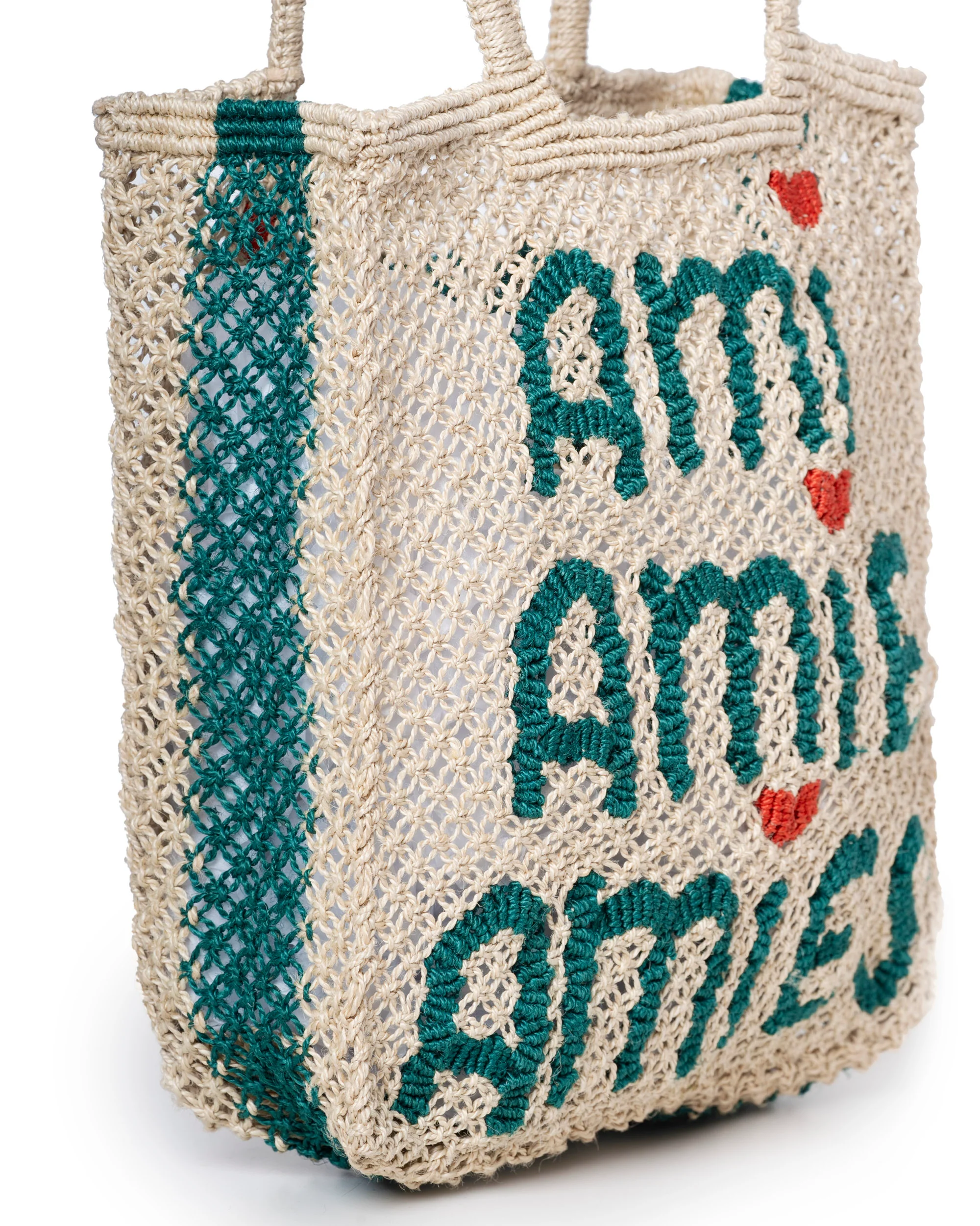 The Jacksons | Lottie Ami Jute Bag - Natural - Image 3