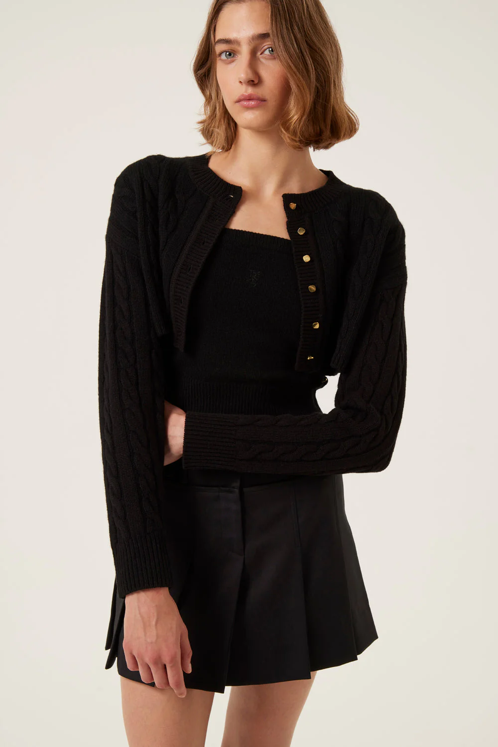 Tresse | Messamo Wool Twin Set - Black - Image 3