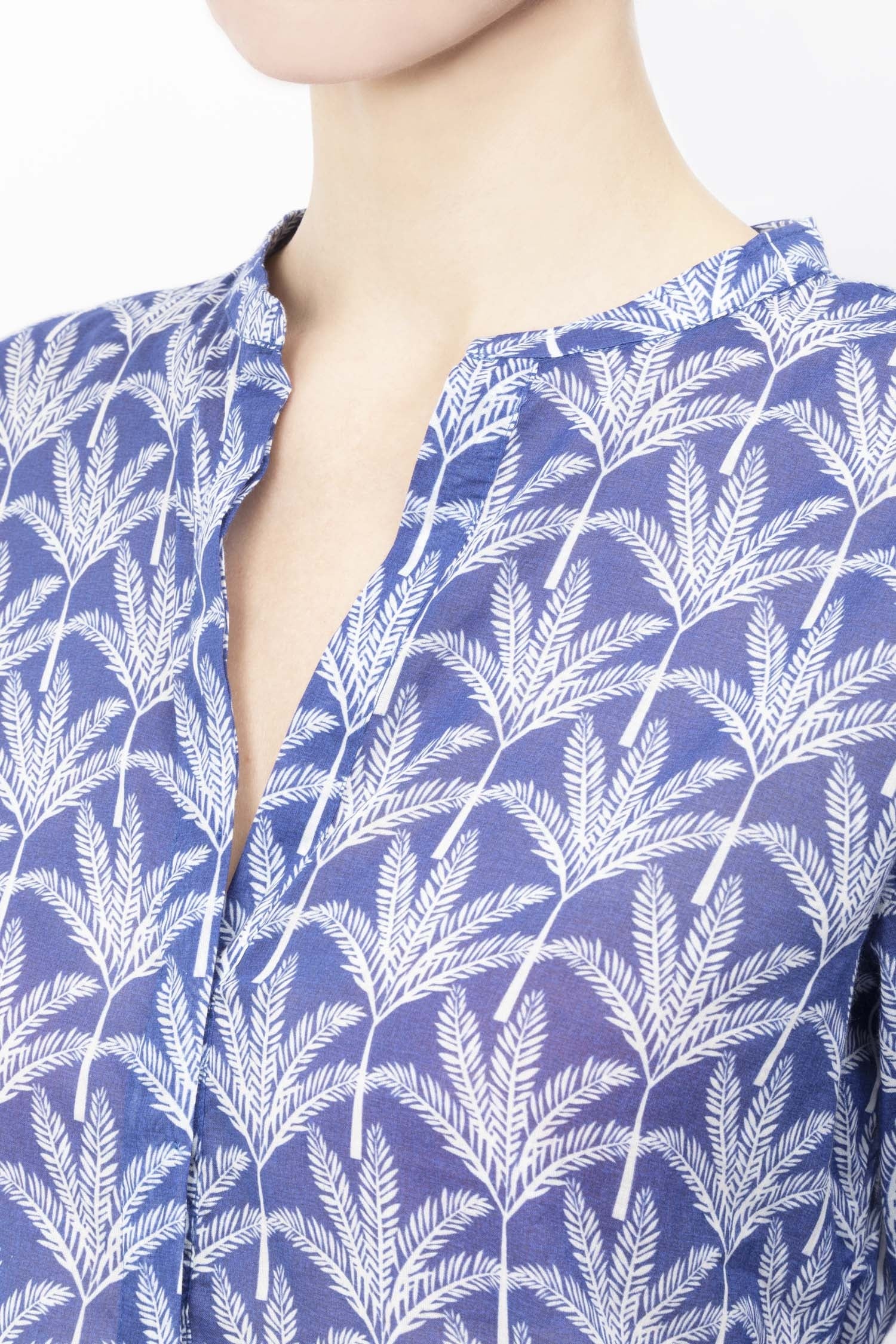 Hartford | Tropical Printed Cotton Shirt - Relaxed Silhouette - Image 4