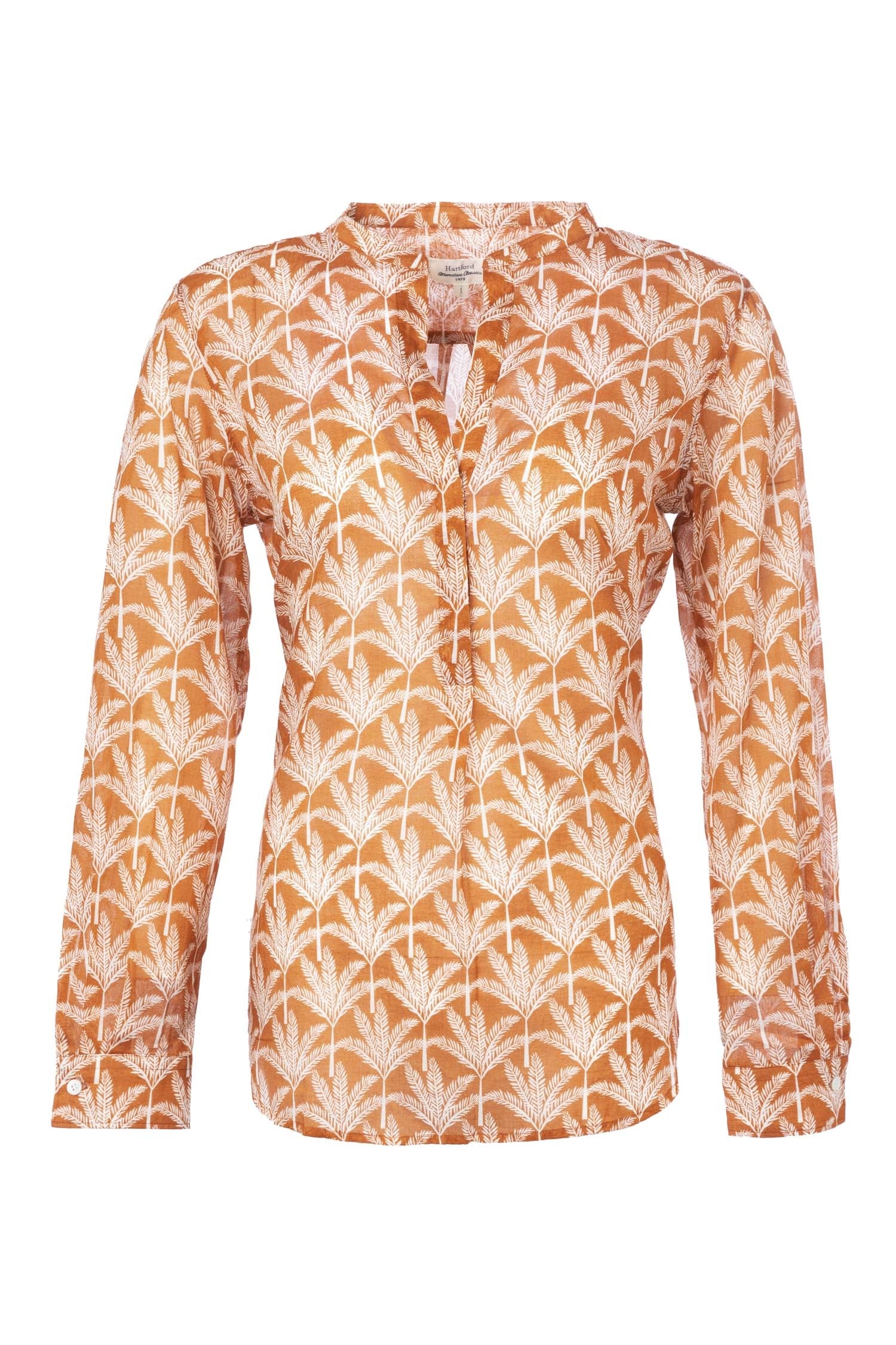 Hartford | Tropical Printed Cotton Shirt - Relaxed Silhouette - Image 6