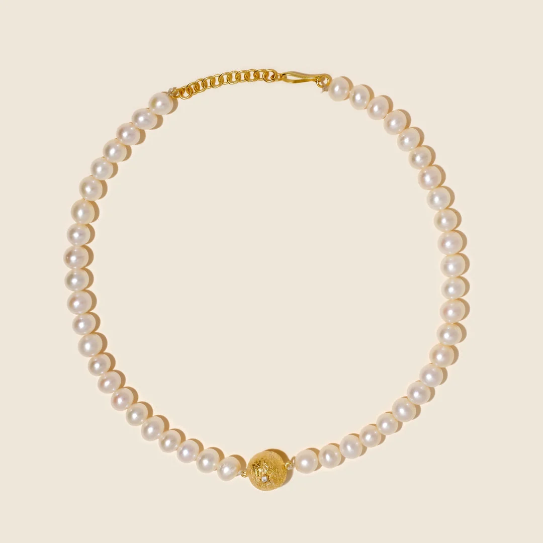 Ucciani | Sfera Star & Topaz Bead Necklace Perles - Image 3