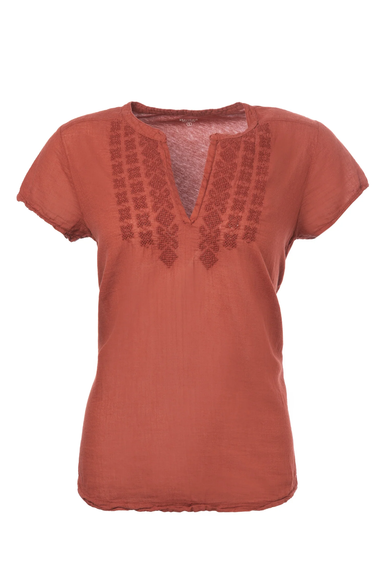 Hartford | V-Neck Cotton Top - Relaxed Oversized Silhouette - Image 3
