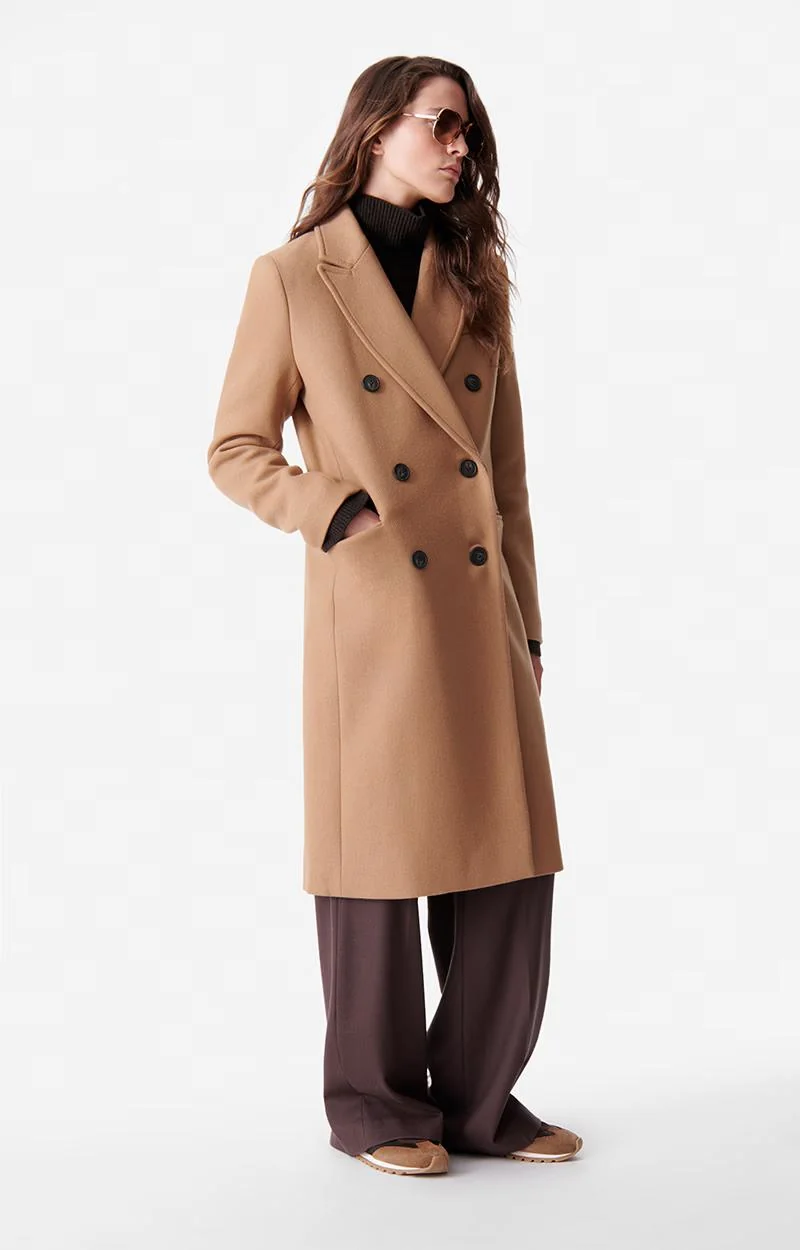 Vanessa Bruno | Dionysos Long Wool Coat - Camel - Image 3