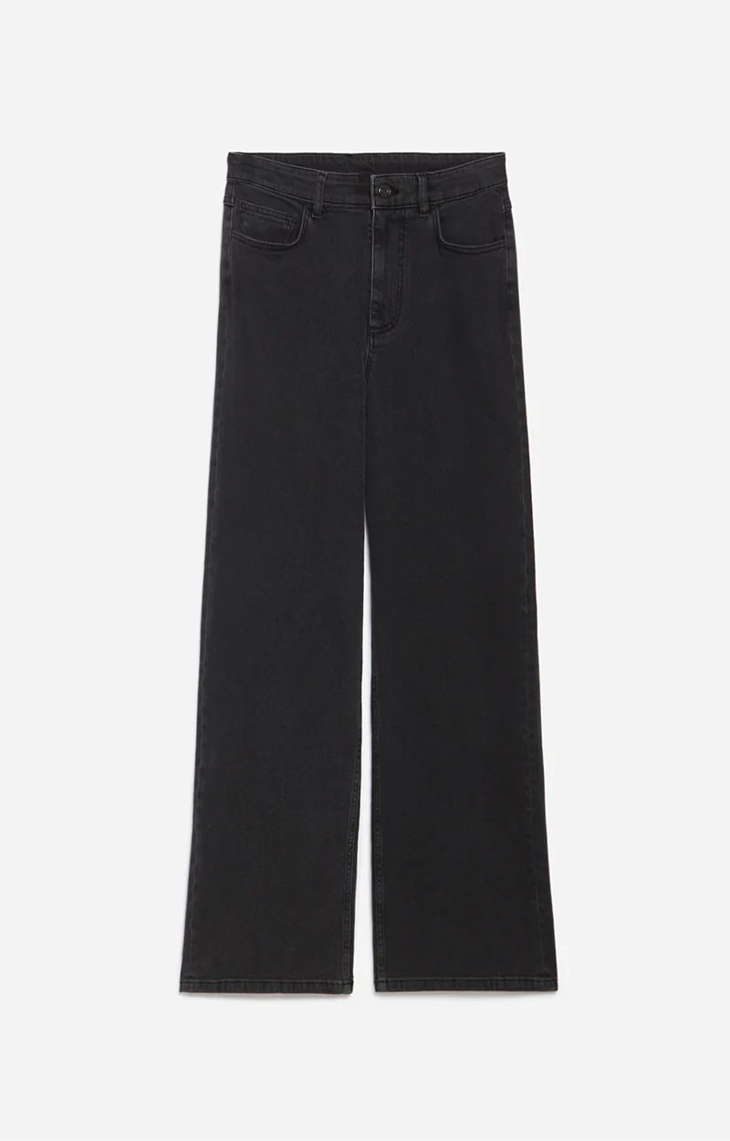 Vanessa Bruno | Bilbao High-Rise Wide Leg Jeans - Black