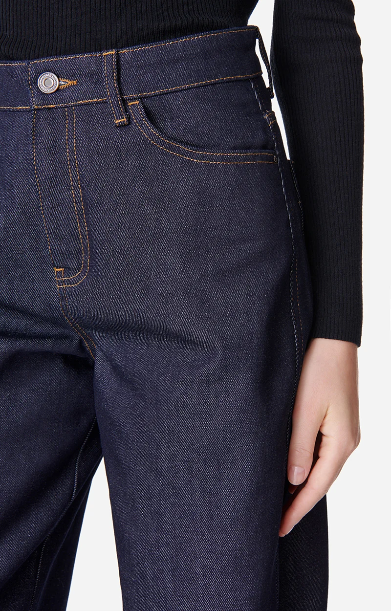 Vanessa Bruno | Caleb High-Rise Barrel Jeans - Indigo Denim - Image 3