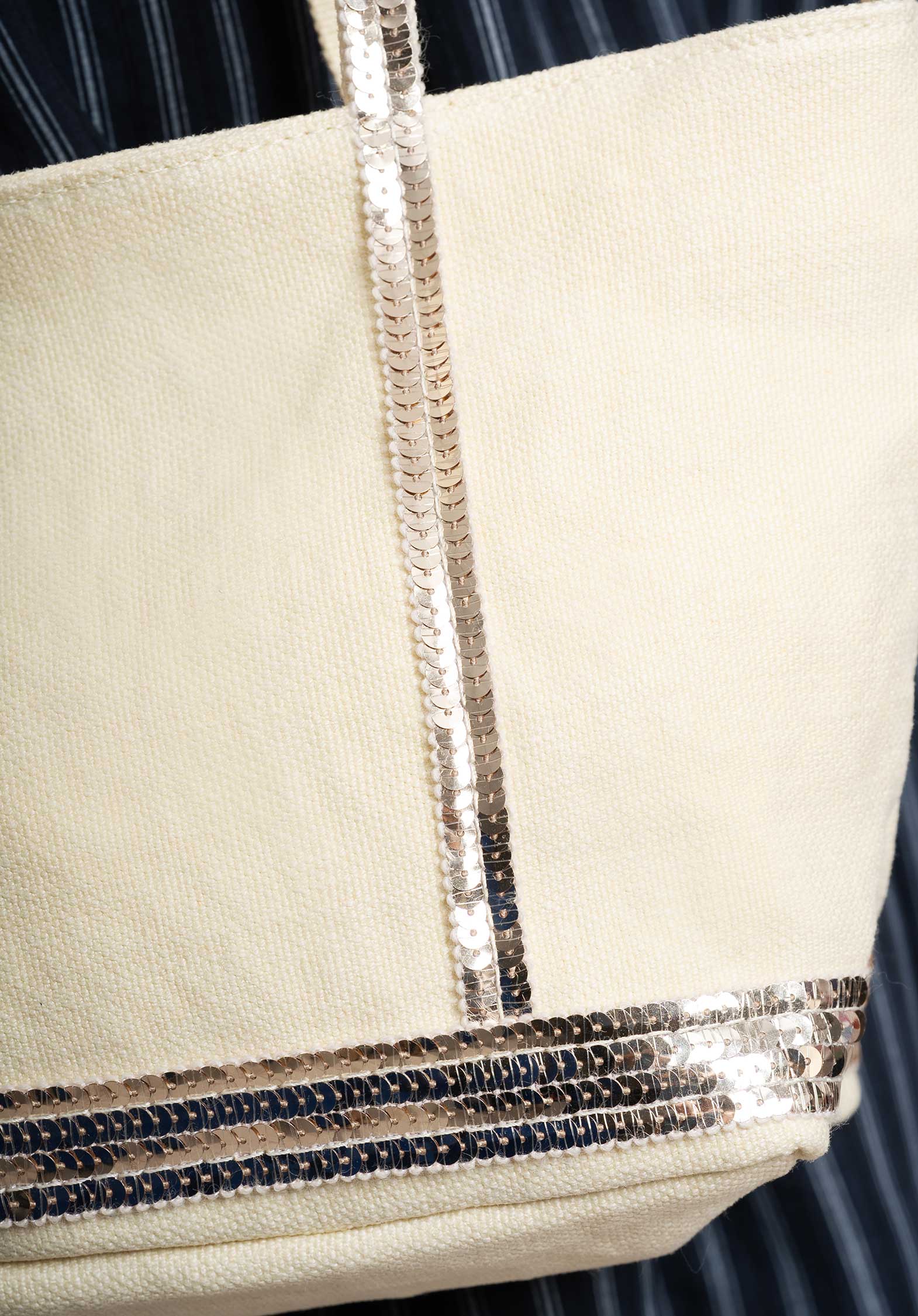 Vanessa Bruno | Mini Linen Cabas Tote - Sun Yellow Soleil - Image 3