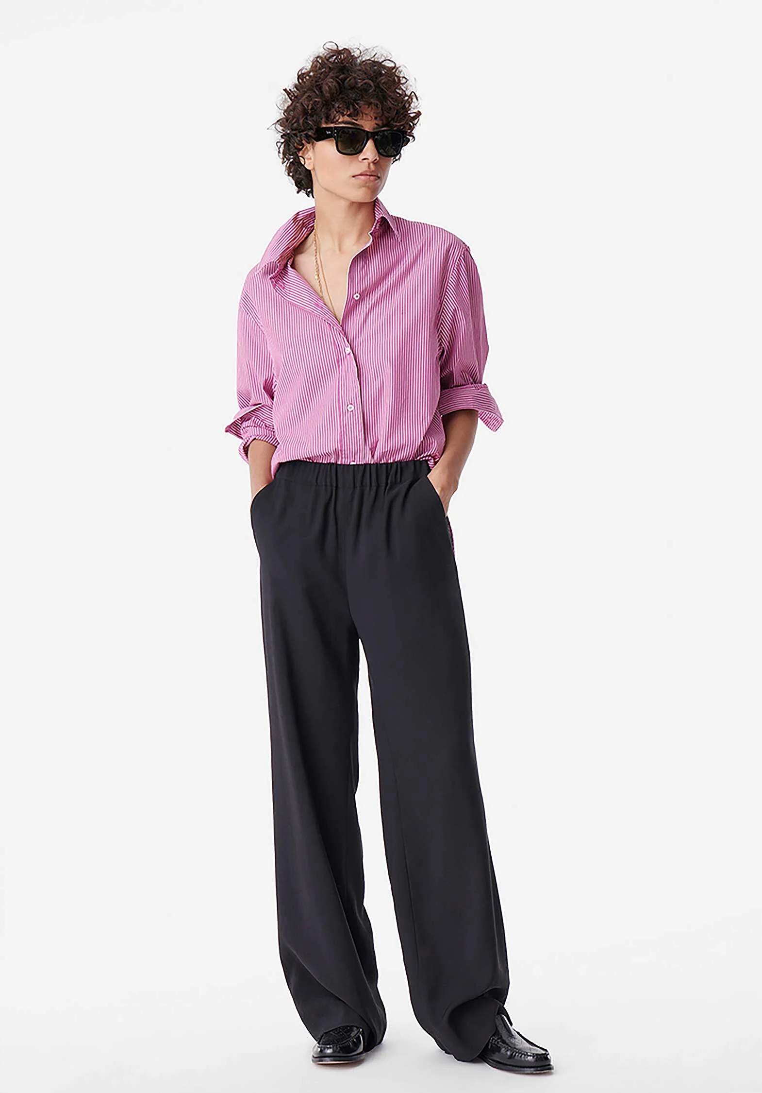 Vanessa Bruno | Fluid Tapered Cliff Pant in Black