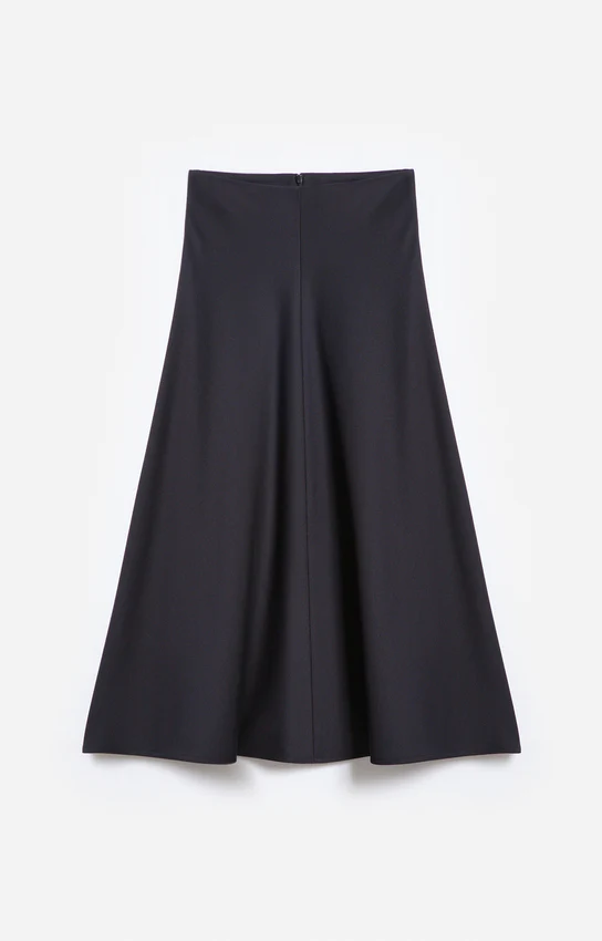 Vanessa Bruno | BOUSHRA Flared Midi Skirt - Marine - Image 2