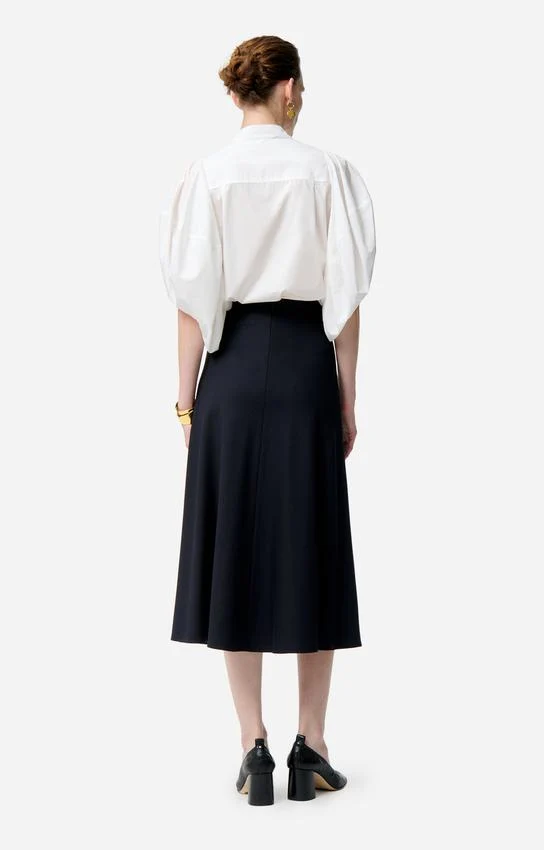 Vanessa Bruno | BOUSHRA Flared Midi Skirt - Marine - Image 3