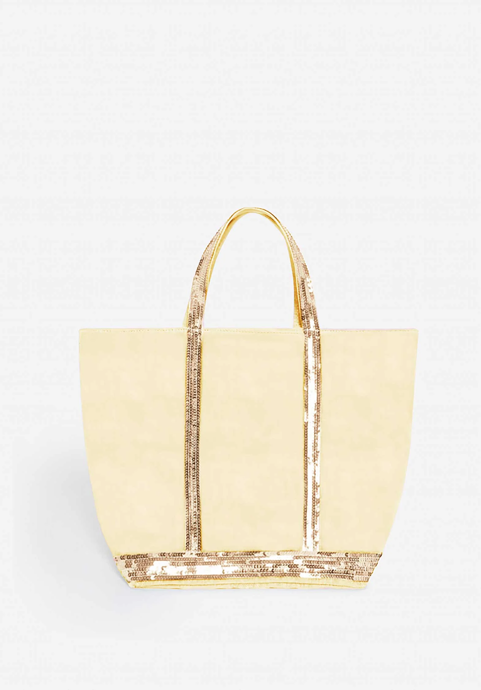 Vanessa Bruno | Linen Sequined Cabas Tote - Yellow Soleil