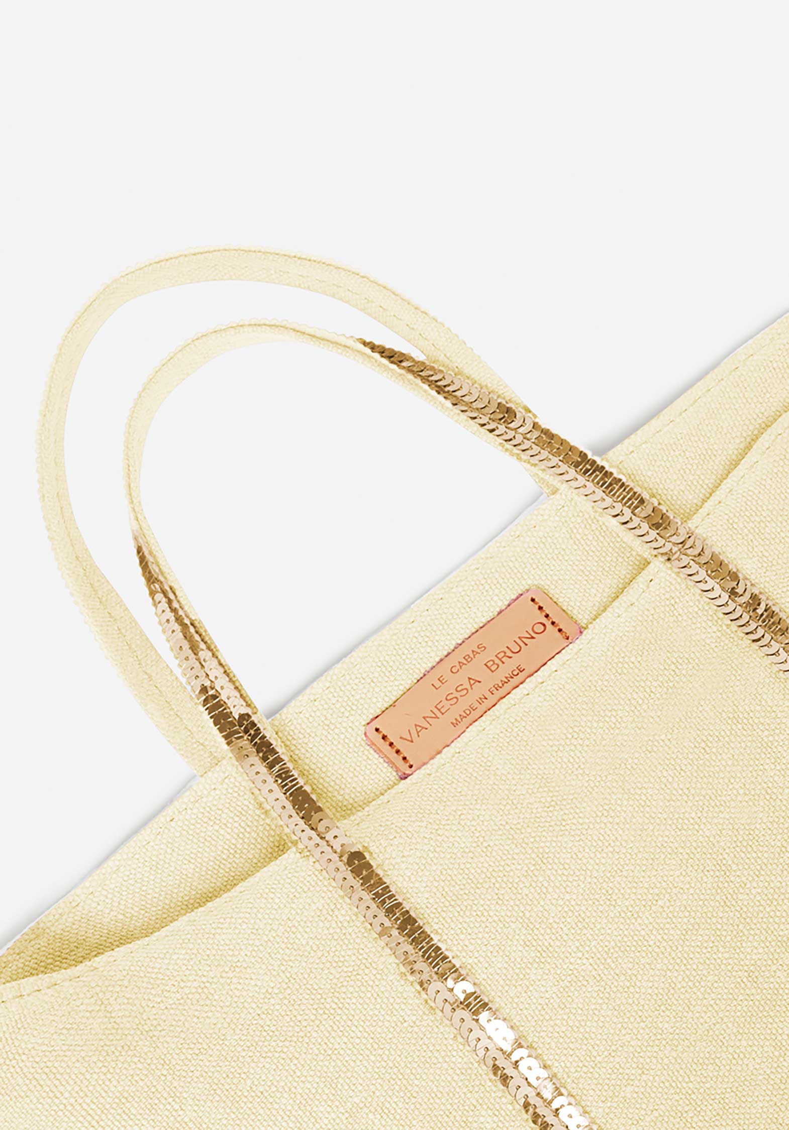 Vanessa Bruno | Le Cabas S Linen Tote - Belgian Linen with Sequins Soleil - Image 5