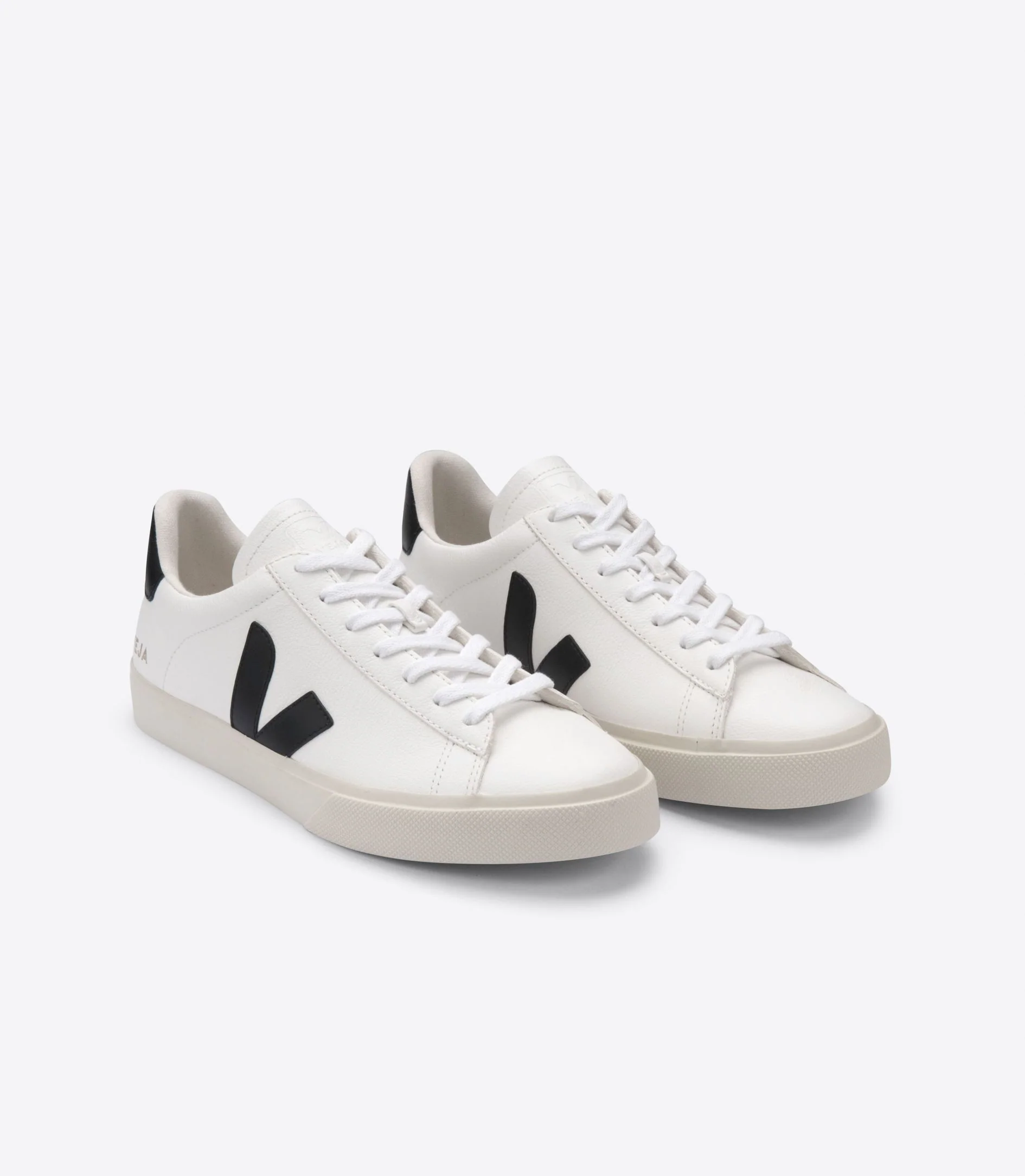 Veja | Campo Sneakers in White ChromeFree Leather White-Black - Image 3