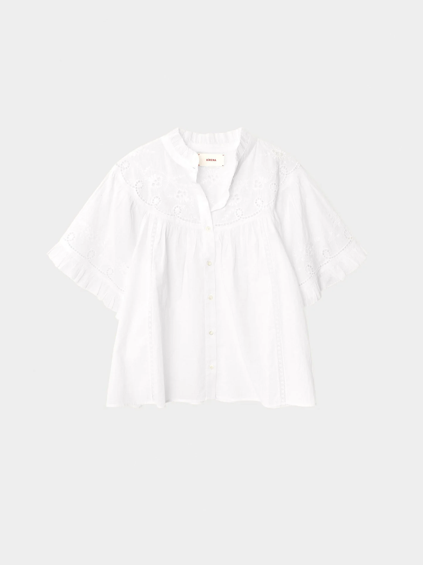Blouse Mae Shirt White - Image 5