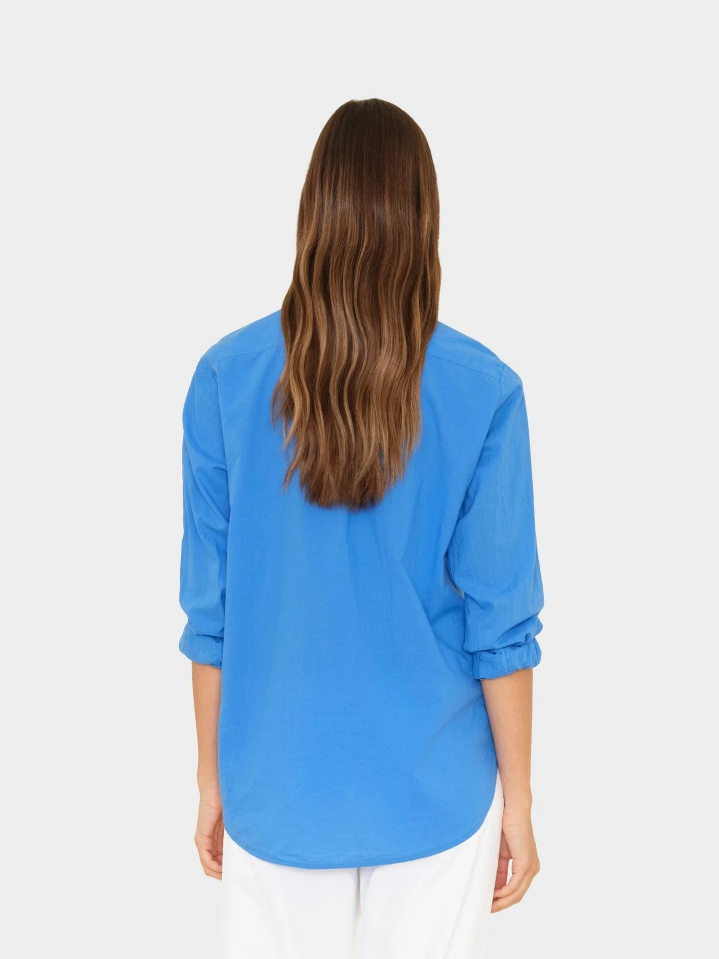 Xirena | Beau Shirt in Cotton Poplin Capri-Blue - Image 2
