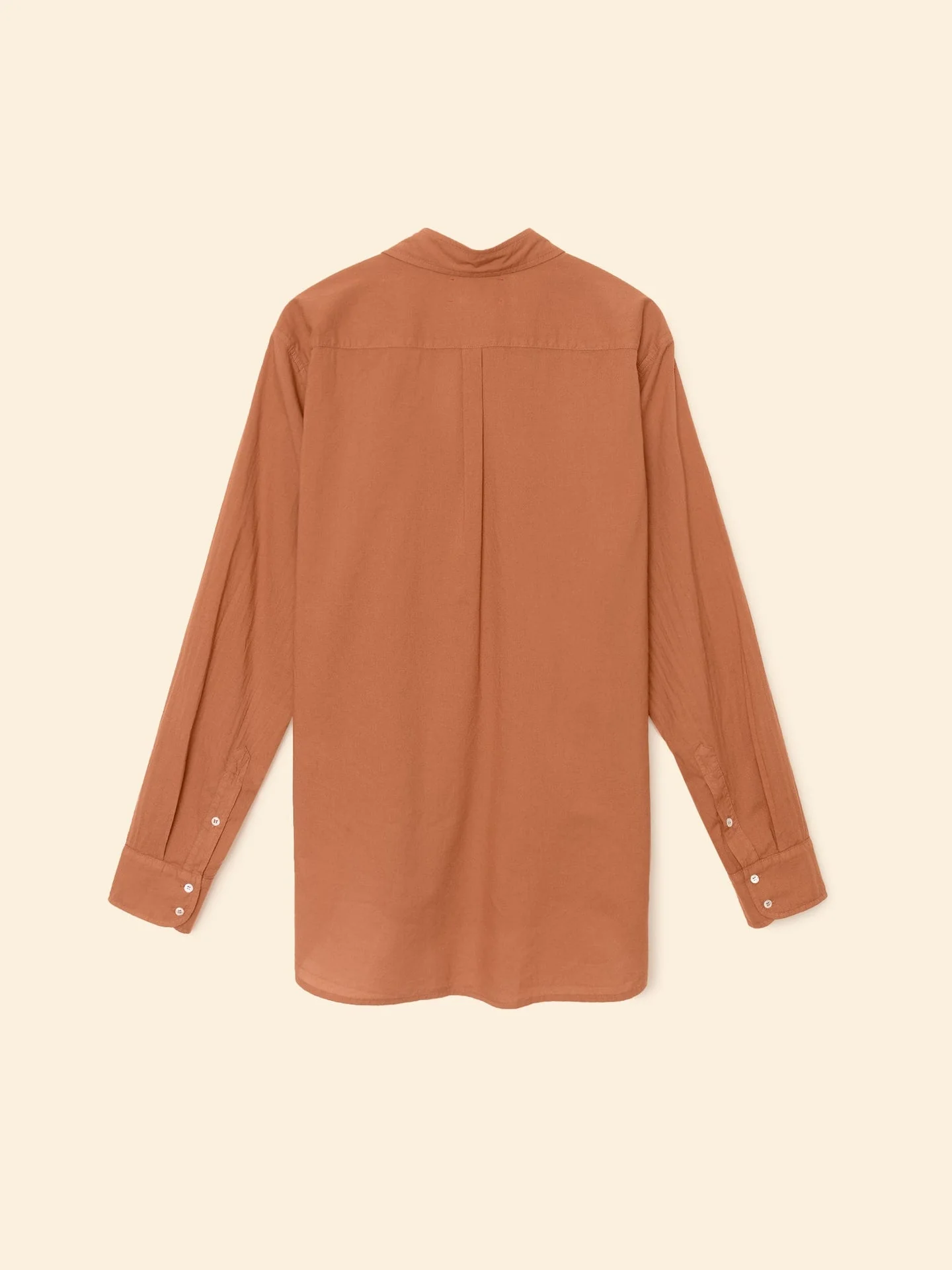Xirena | Beau Shirt - Lightweight Cotton Poplin in Ginger - Image 4