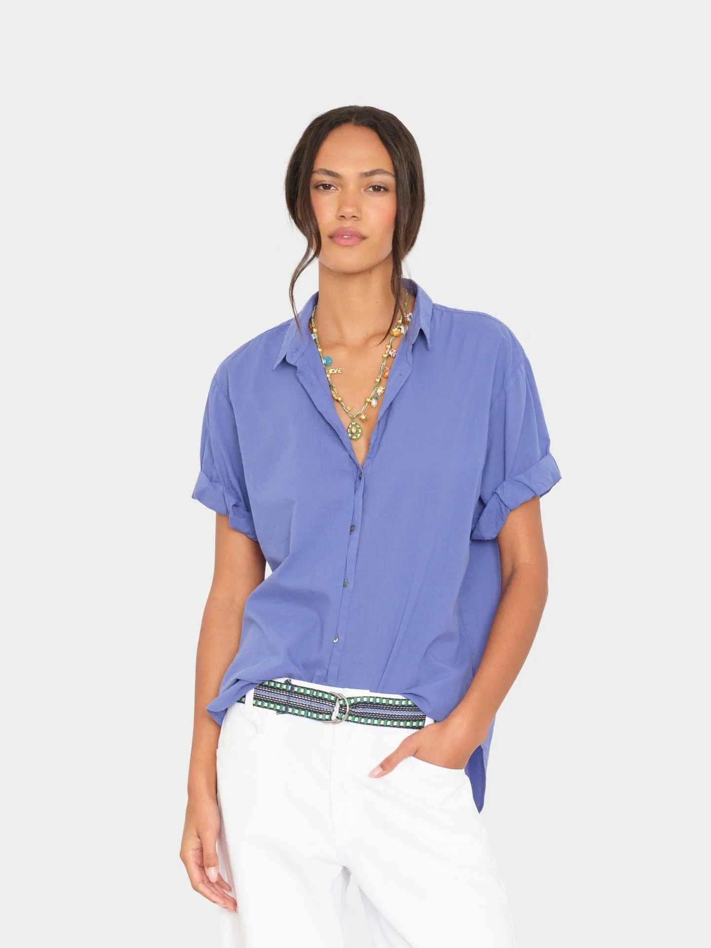 Xirena | Channing Shirt - Star-Blue