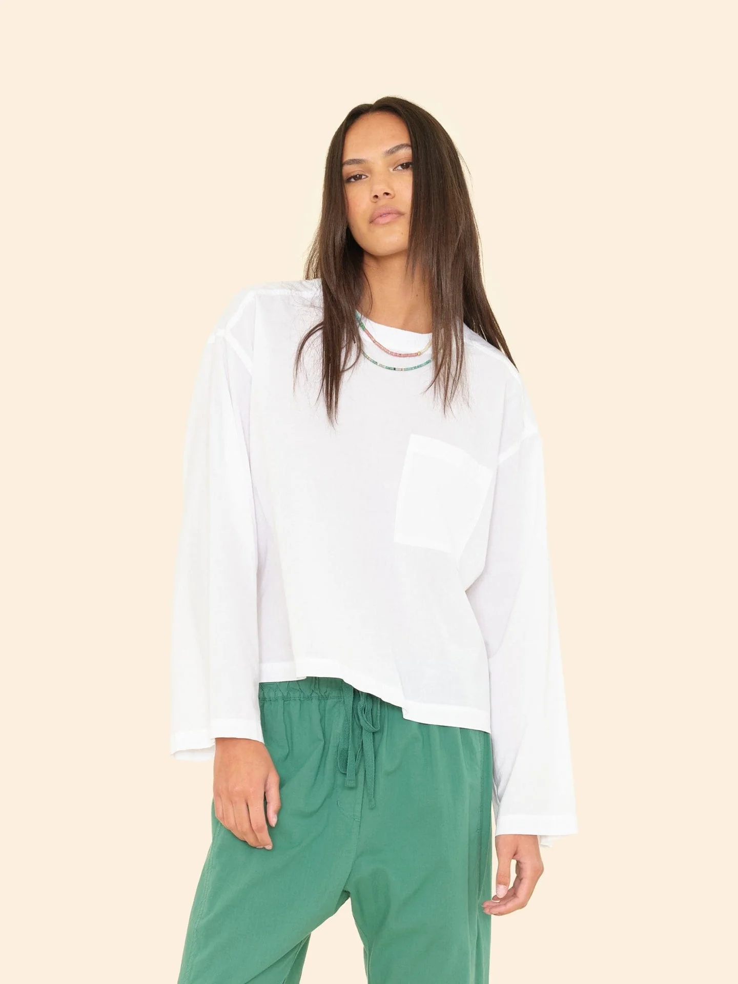 Xirena | Jordana Top - Raglan Popover in Cotton Poplin White