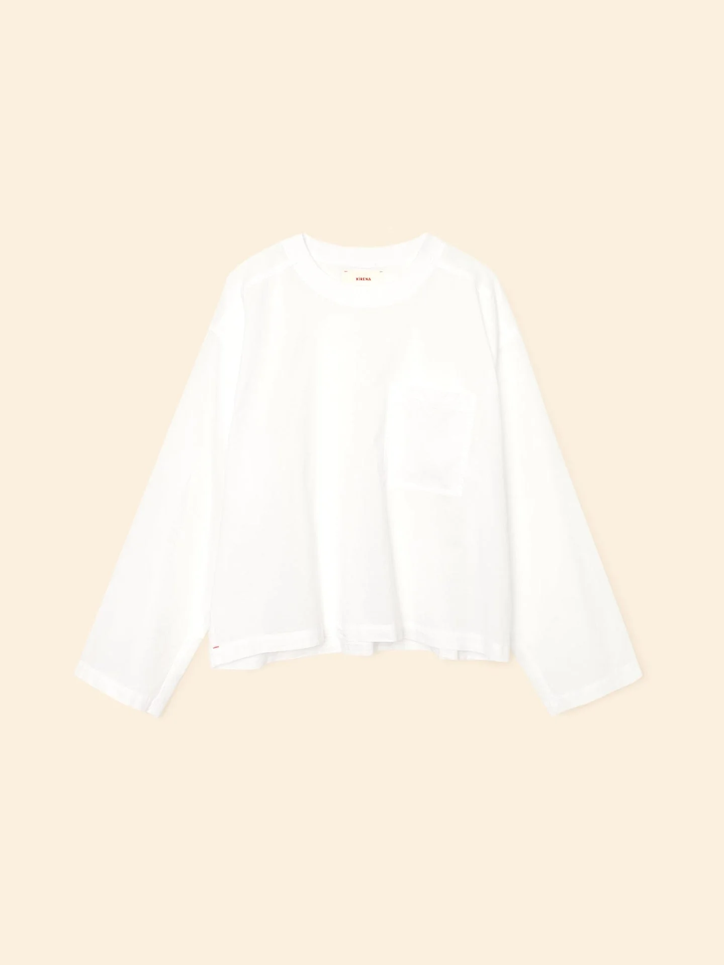Xirena | Jordana Top - Raglan Popover in Cotton Poplin White - Image 3