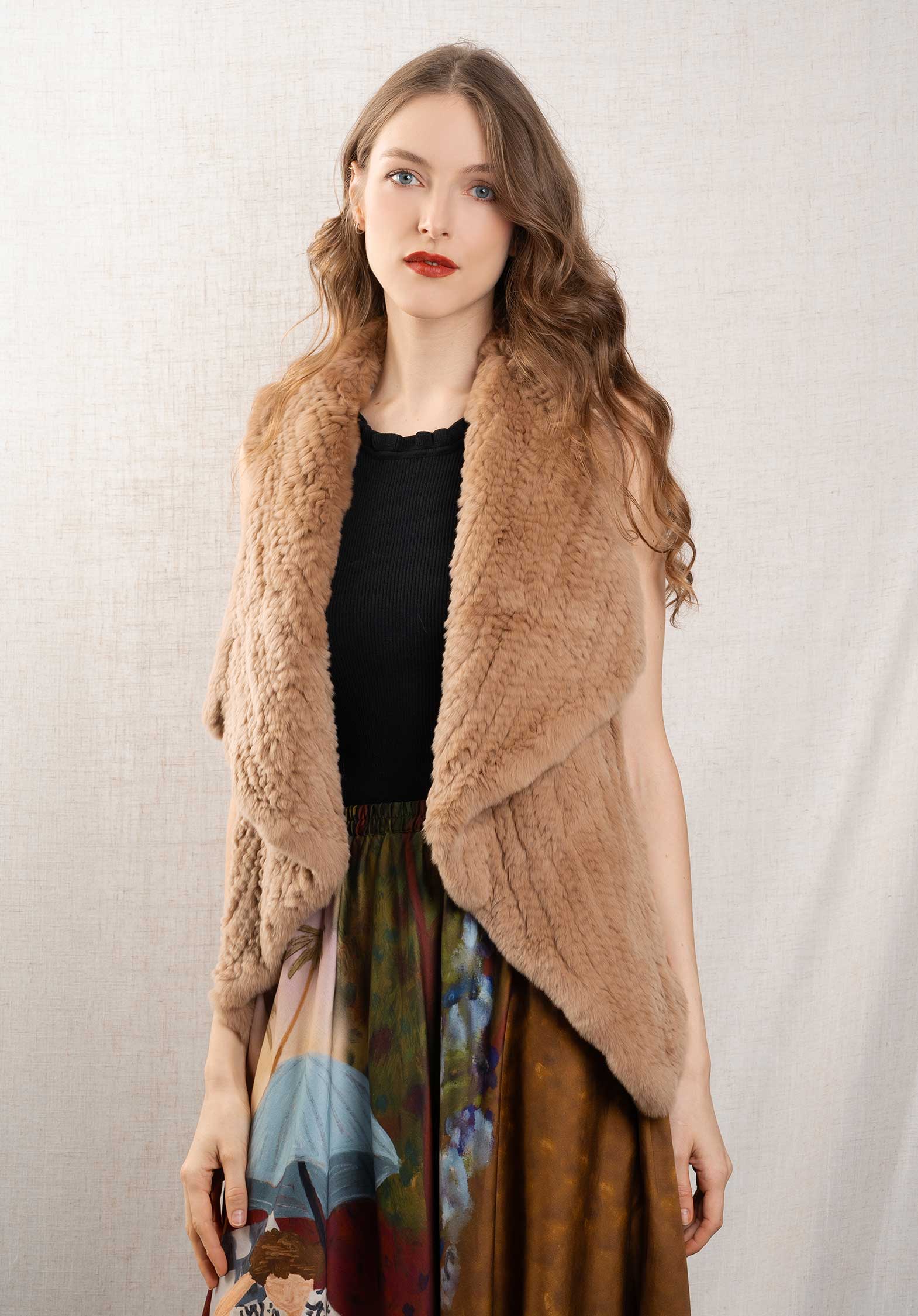 Yves Salomon | Rex Rabbit Fur Gilet Madeleine